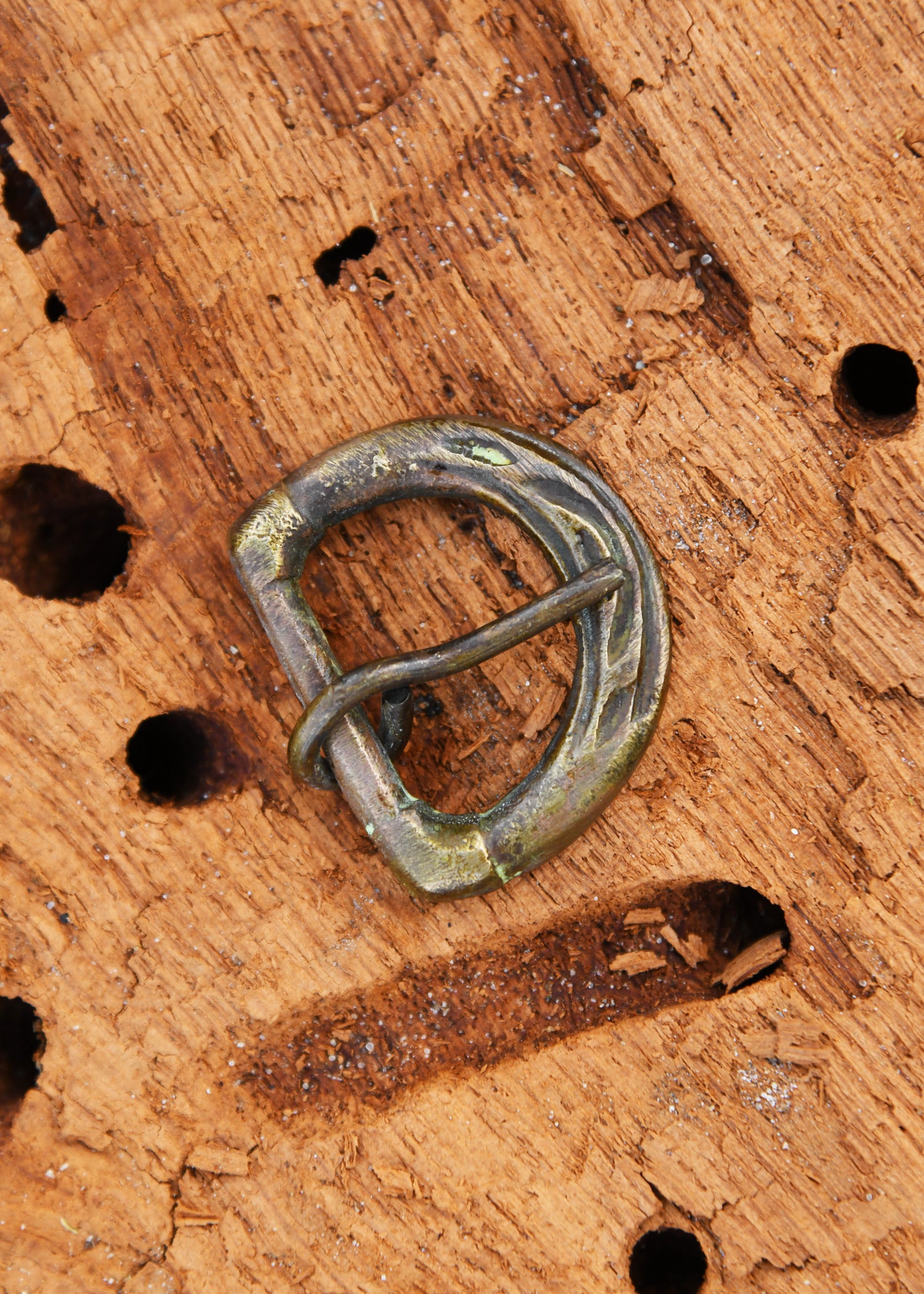 Imagen única de: Hebilla De Cinturón Normanda, Latón