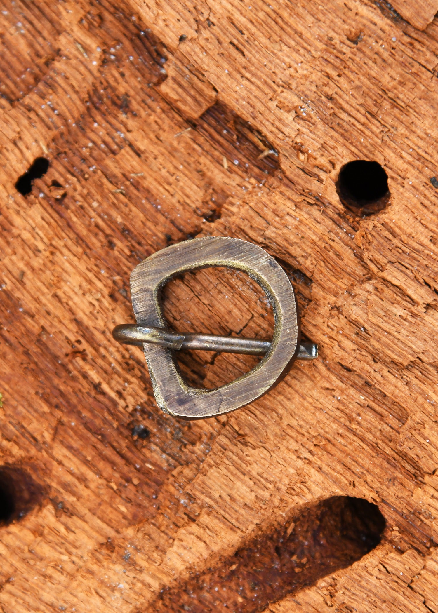 Imagen única de: Hebilla De Correa De Latón Medieval