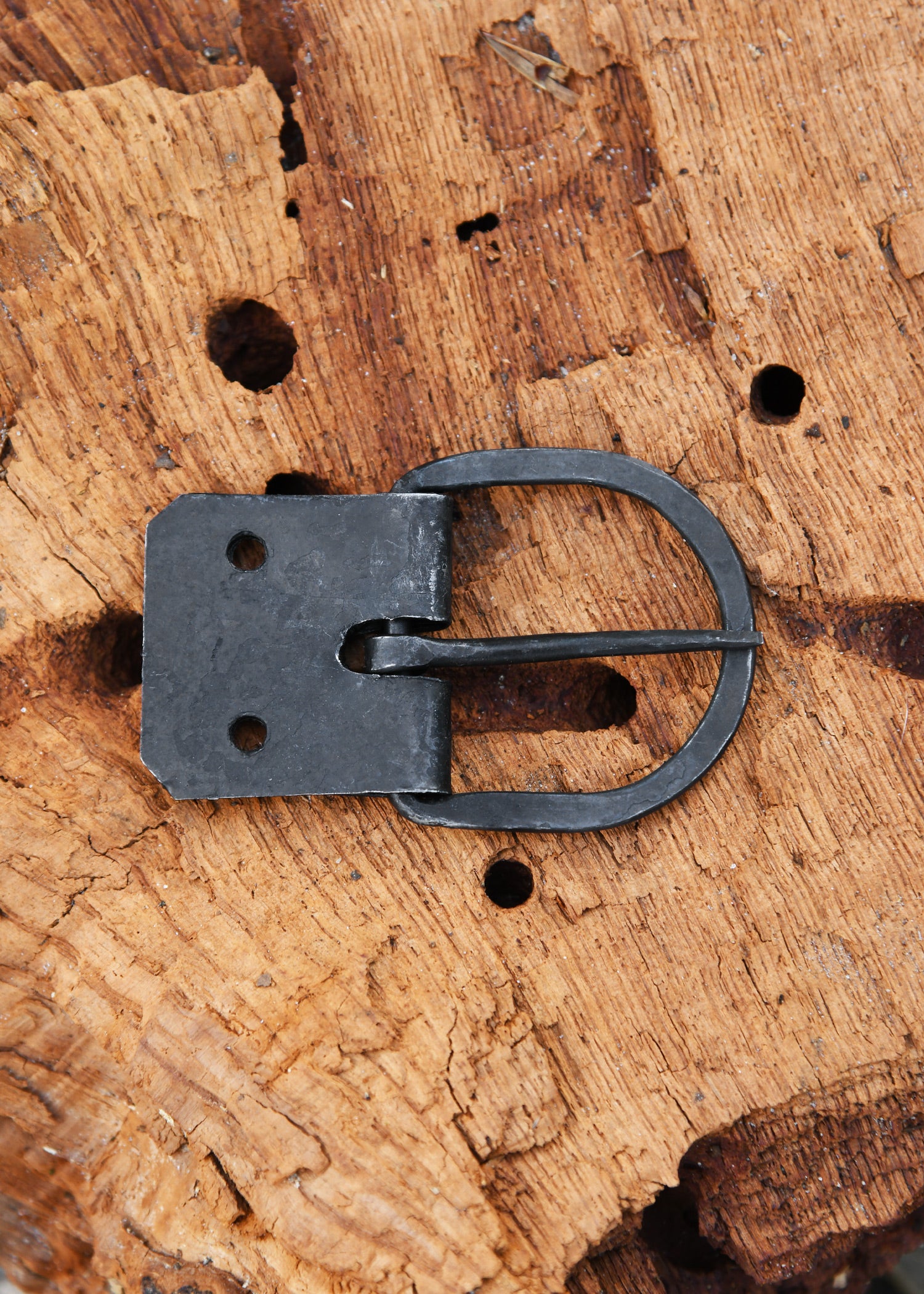 Imagen única de: Hebilla Forjada Con Placa Para Correa, Ancho De Cinturón Aprox.