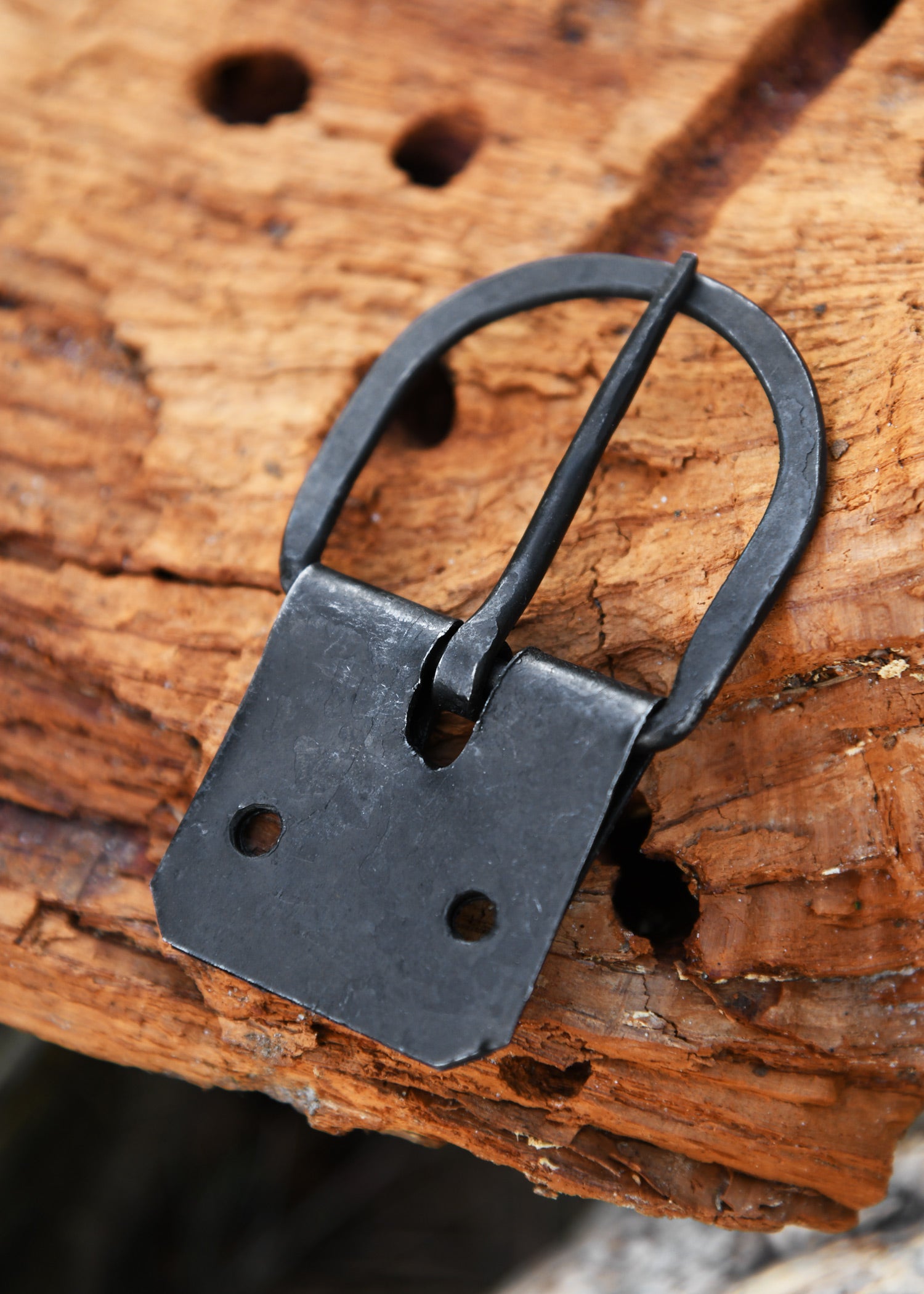 Imagen única de: Hebilla Forjada Con Placa Para Correa, Ancho De Cinturón Aprox.