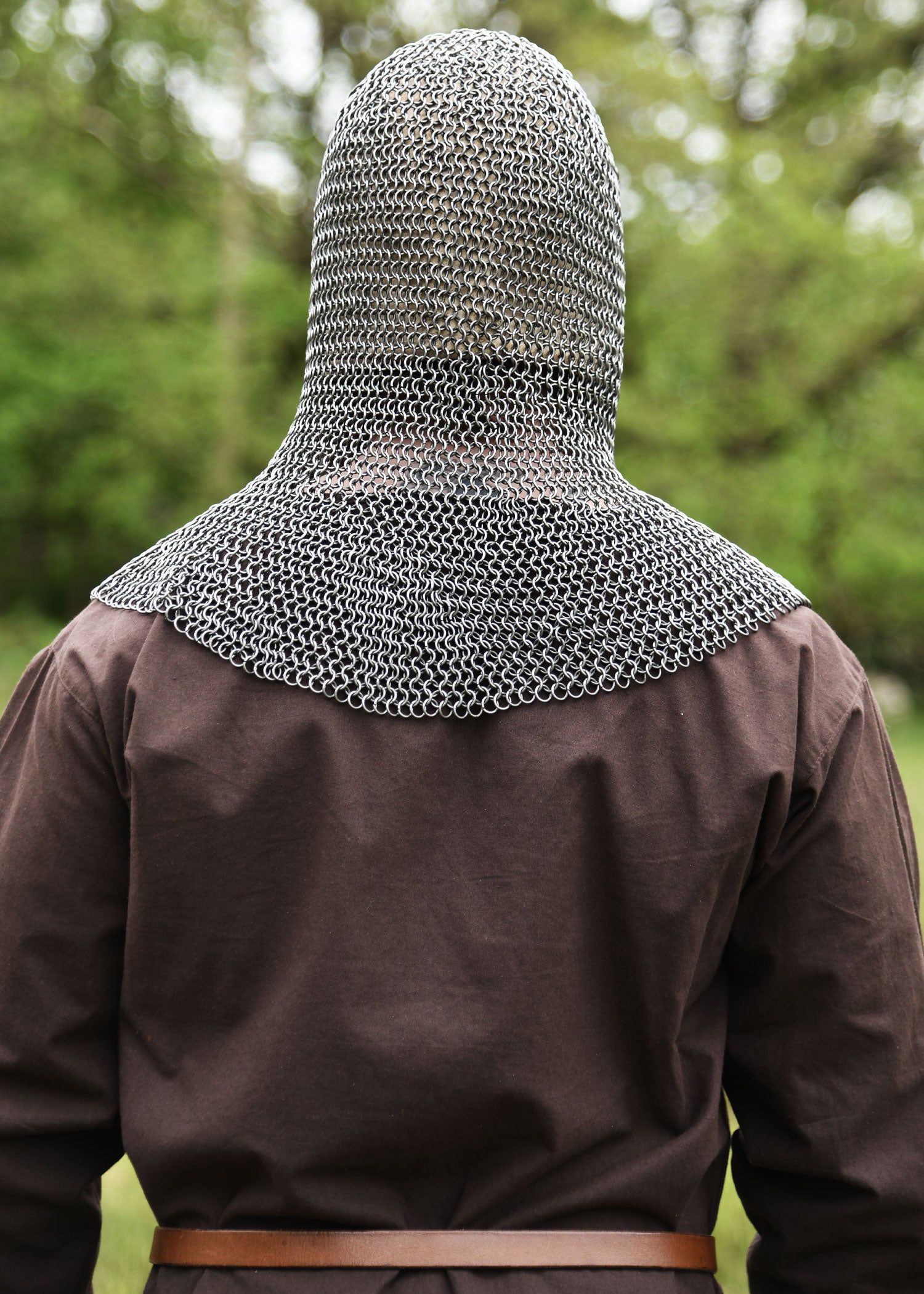 Imagen única de: Capucha De Cadena Con Protector Bucal Cuadrado, Id8mm