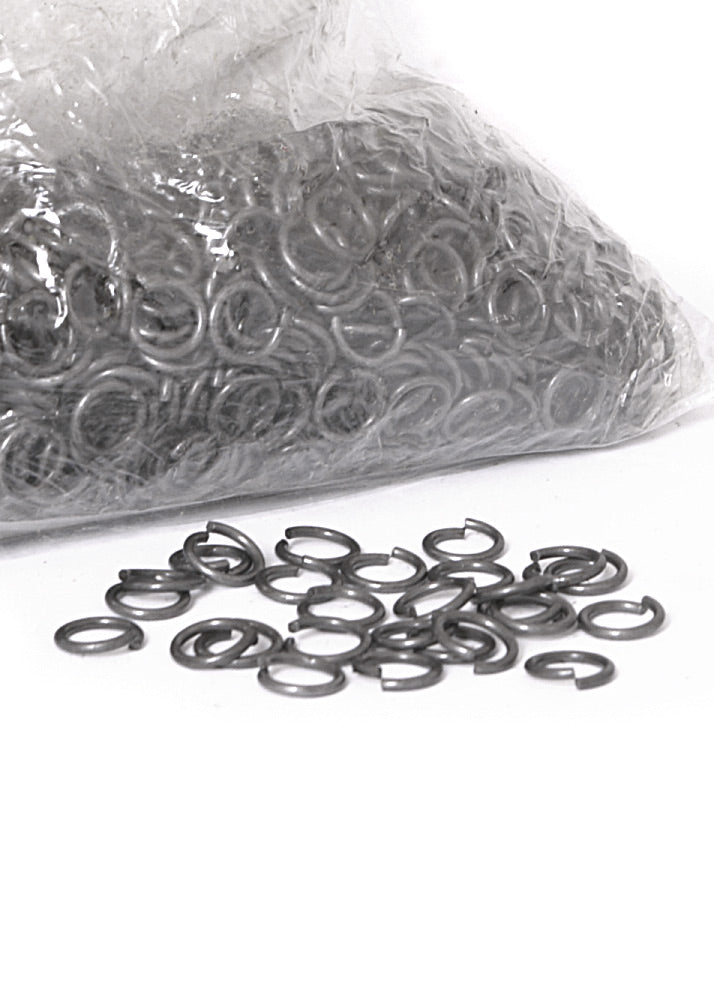 Imagen única de: Paquete De 1 Kg De Platos De Cadena Sueltos, Sin Remachar, Id8 Mm, Acero Para Muelles