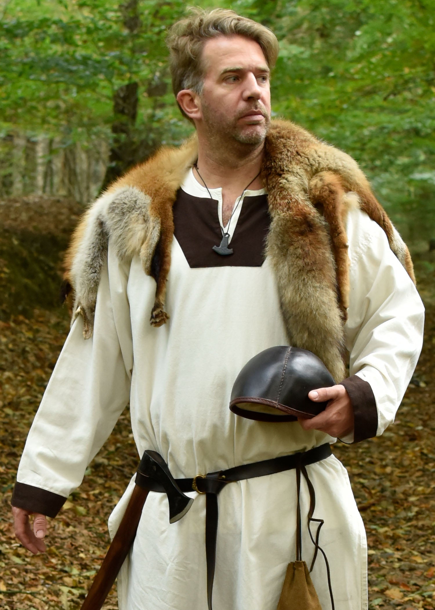 Imagen única de: Gorro Medieval De Cuero