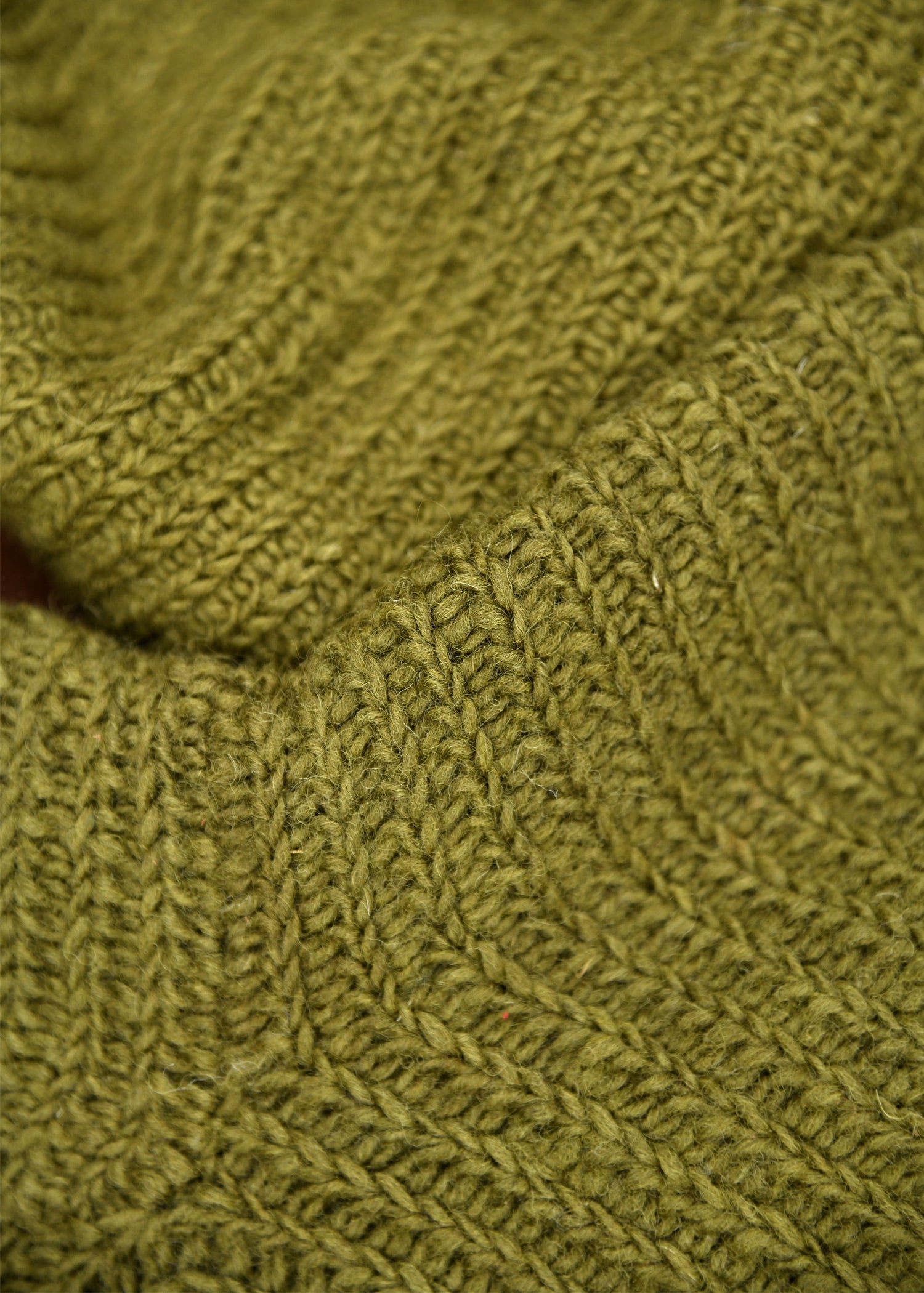 Imagen única de: Calcetines De Lana Tejidos A Crochet, Amarillo Verdoso