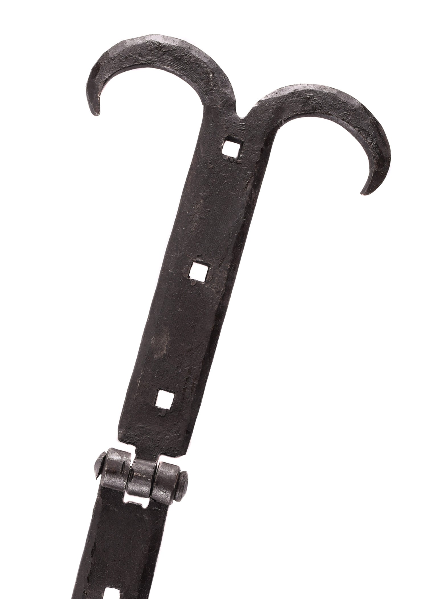 Imagen única de: Bisagra Medieval, Bisagra De Pecho De Acero, Forjada A Mano.