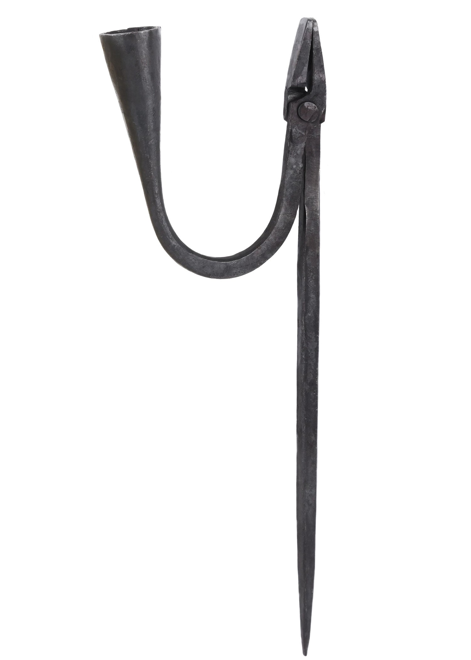 Imagen única de: Porta Virutas De Pino Forjado A Mano / Portavelas Para Martillar