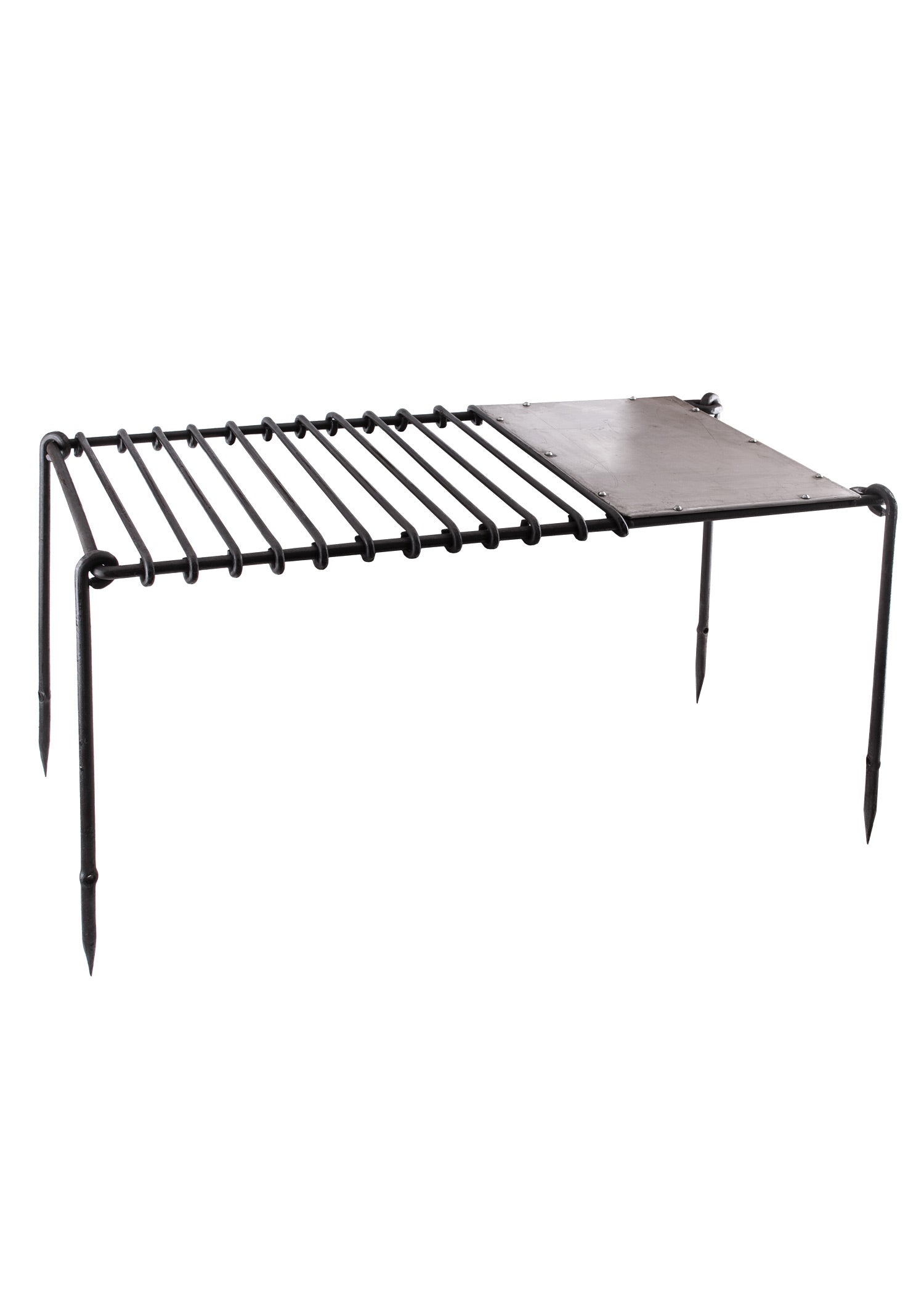 Imagen única de: Parrilla Y Parrilla Plegables, Forjadas A Mano.