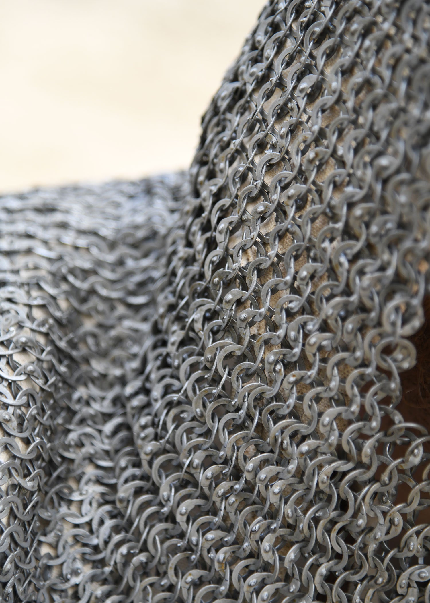 Imagen única de: Cubrecadena, Anillo Plano Con Remaches Tipo Cuña, Di 8 Mm, Sin Tratar