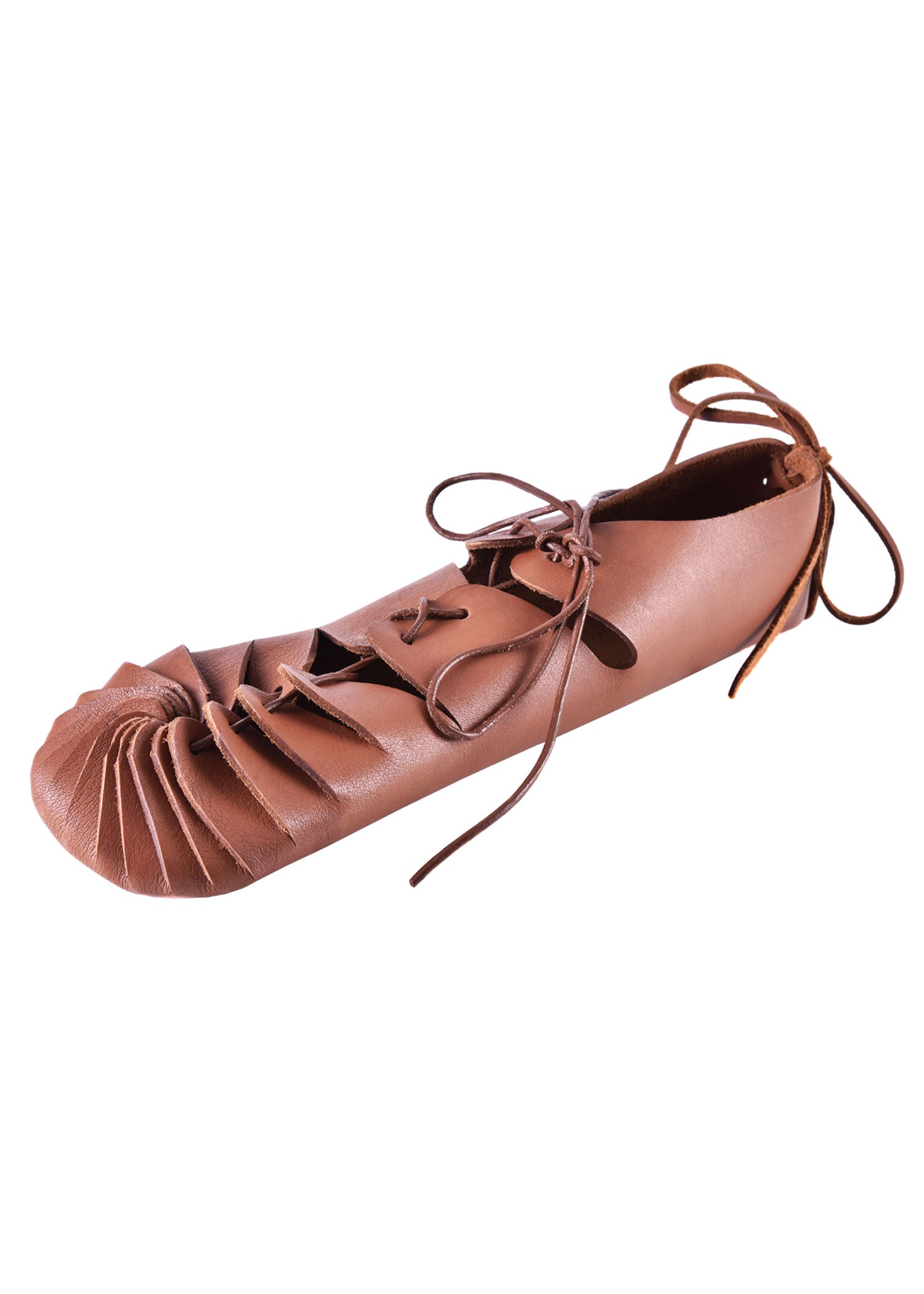 Imagen única de: Zapatos Medievales Con Cinturilla, Marrón.