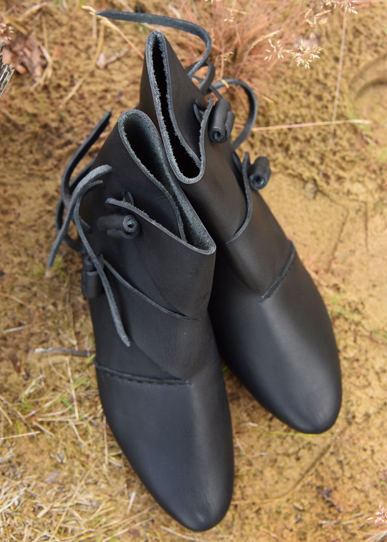 Imagen única de: Zapatos Vikingos De La Alta Edad Media Jorvik, Negro