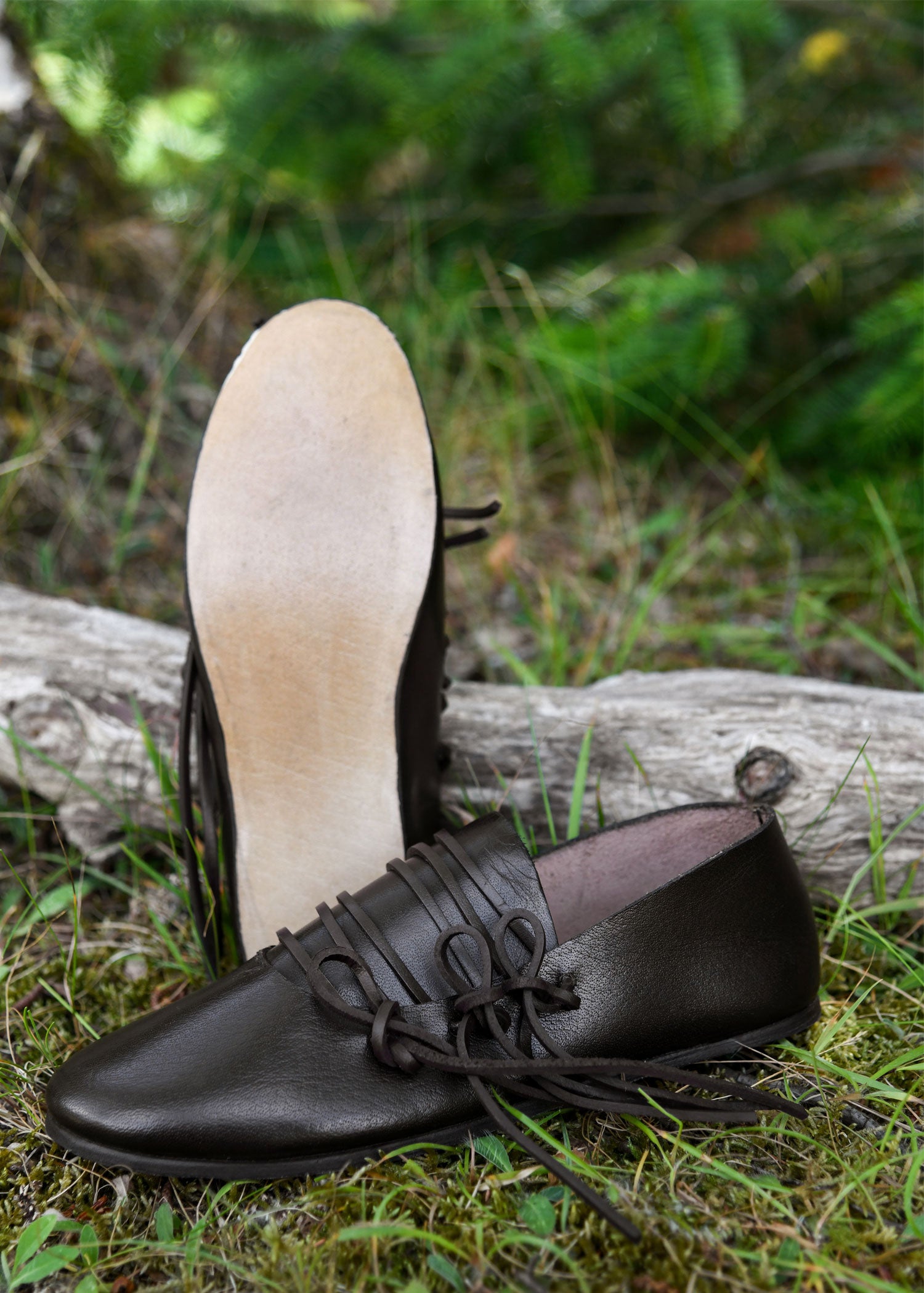 Imagen única de: Zapato Con Cordones Para Mujer, Baja Edad Media