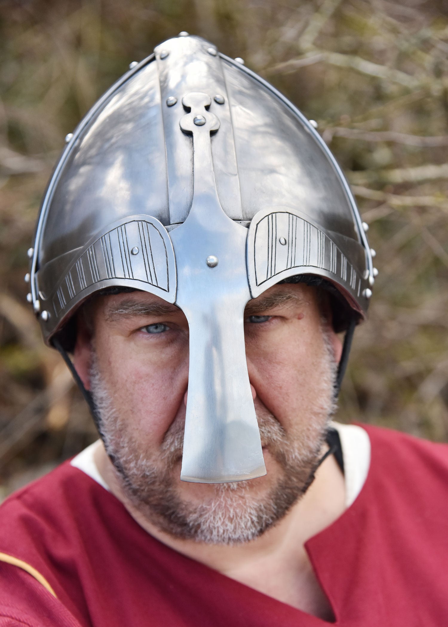 Imagen única de: Spangenhelm Vikingo, Acero De 2 Mm