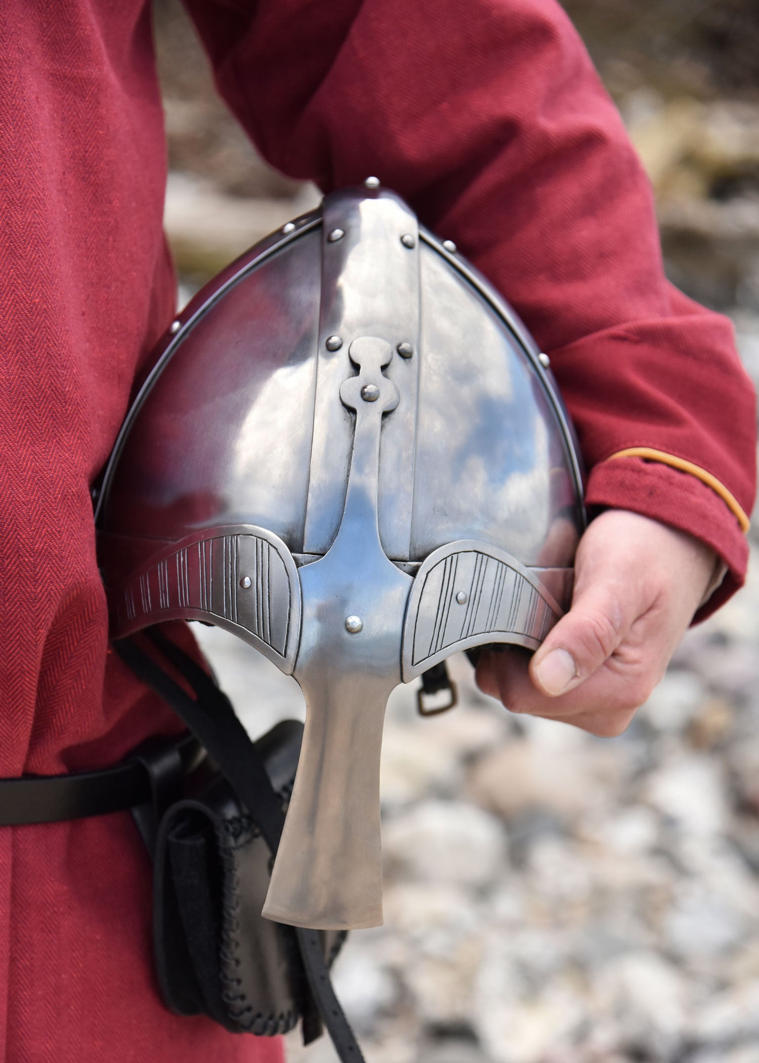 Imagen única de: Spangenhelm Vikingo, Acero De 2 Mm