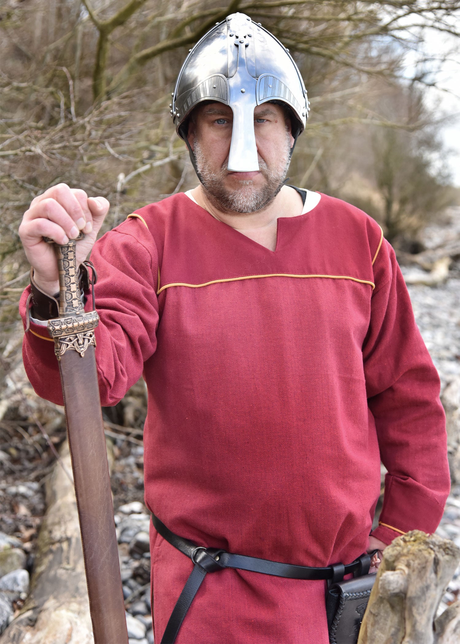 Imagen única de: Spangenhelm Vikingo, Acero De 2 Mm