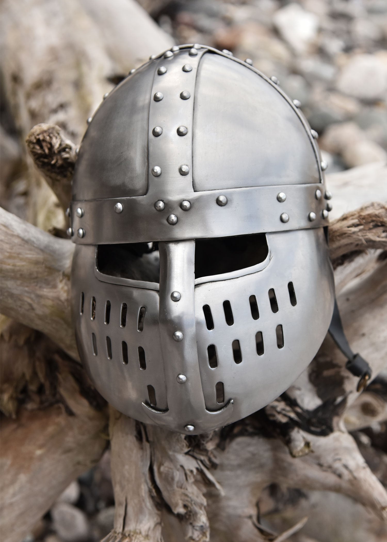 Imagen única de: Norman Spangenhelm Con Placa Frontal, Acero De 1,6 Mm