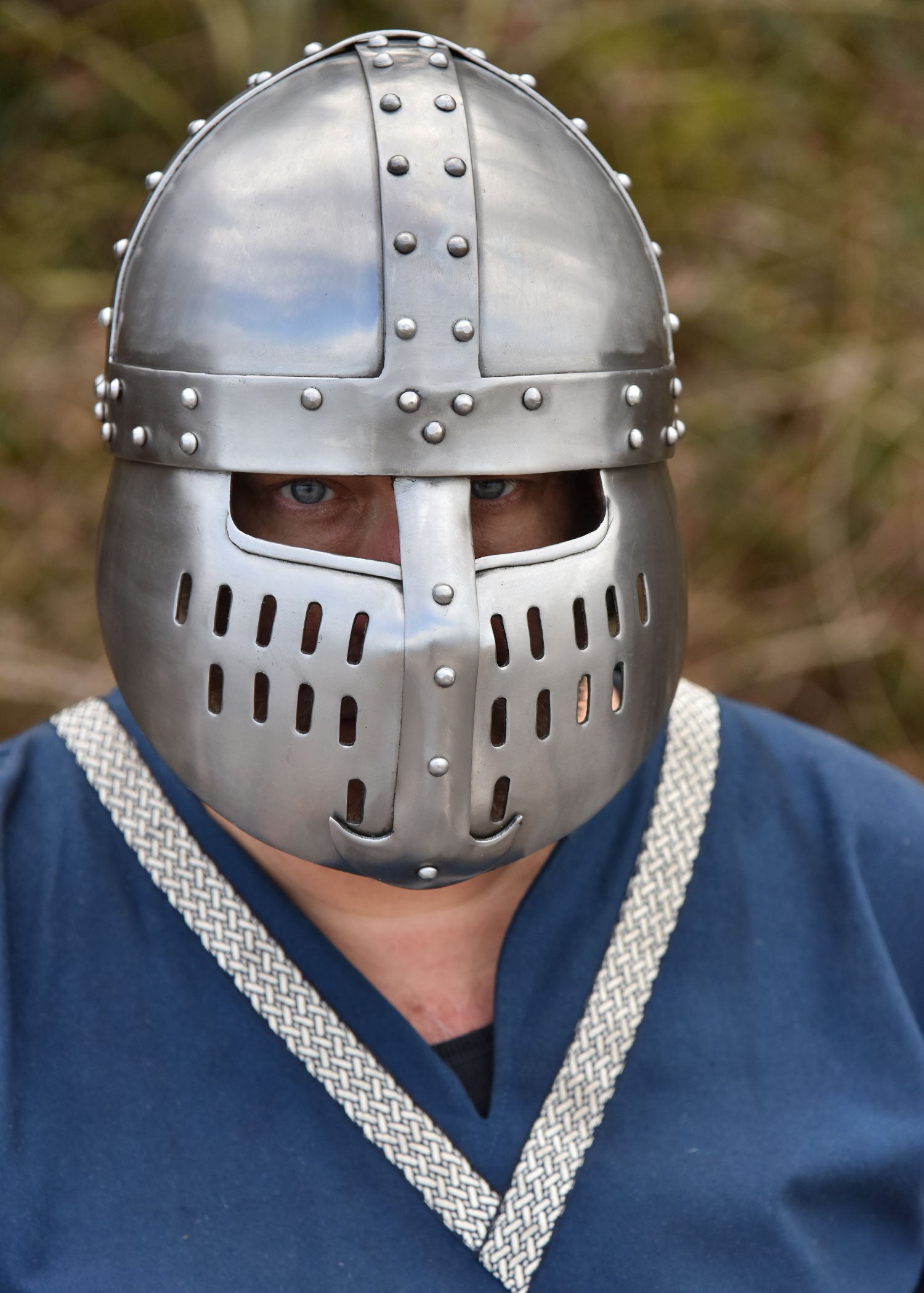 Imagen única de: Norman Spangenhelm Con Placa Frontal, Acero De 1,6 Mm
