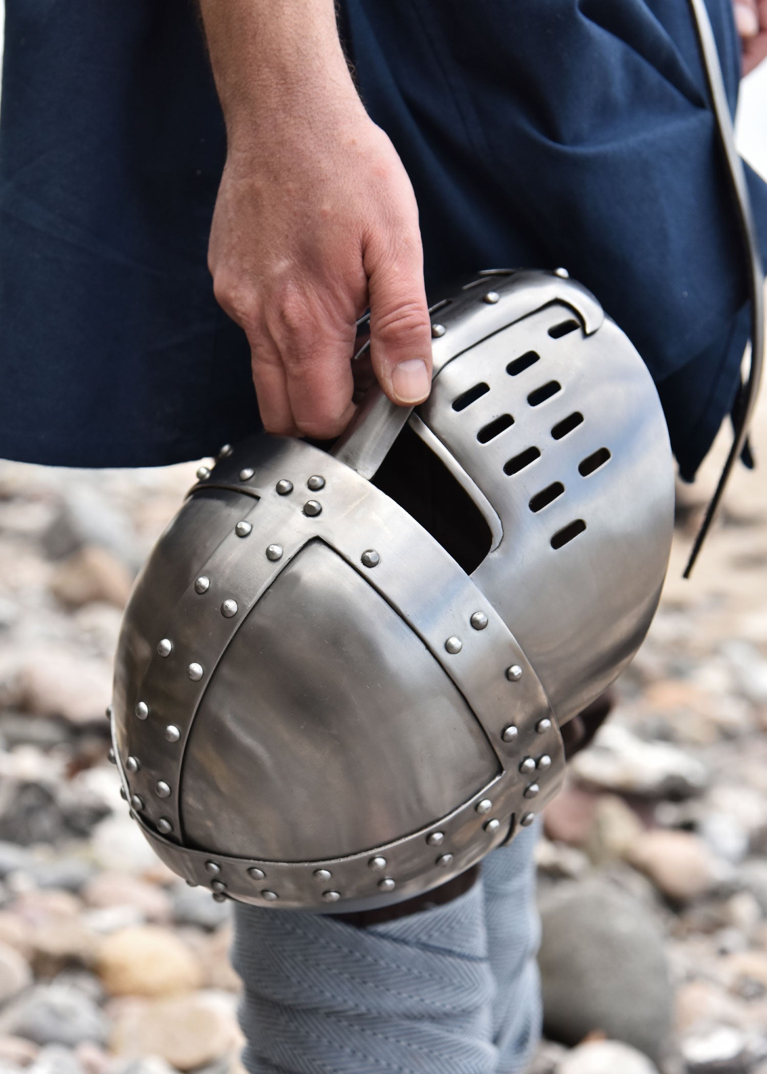 Imagen única de: Norman Spangenhelm Con Placa Frontal, Acero De 1,6 Mm