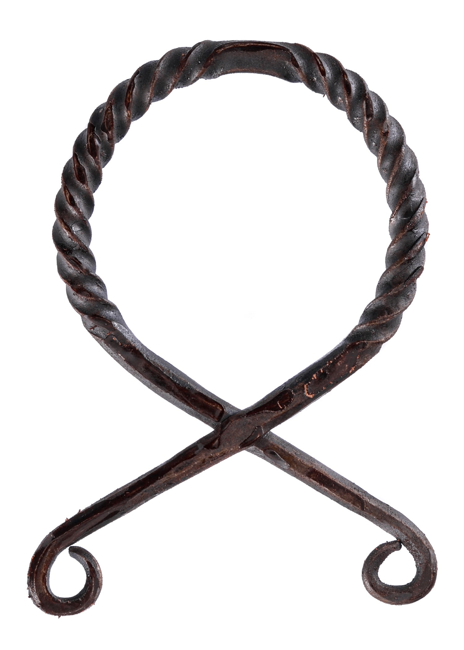 Imagen única de: Colgante De Cruz Troll Grande De Hierro, Retorcido