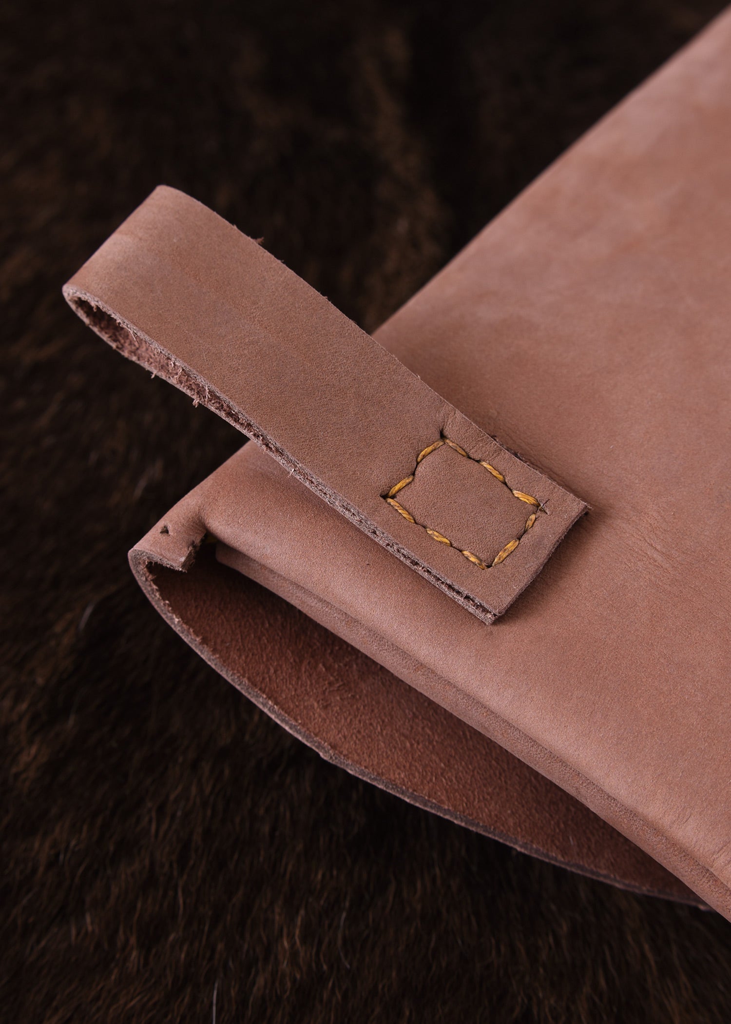 Imagen única de: Riñonera Rectangular De Piel