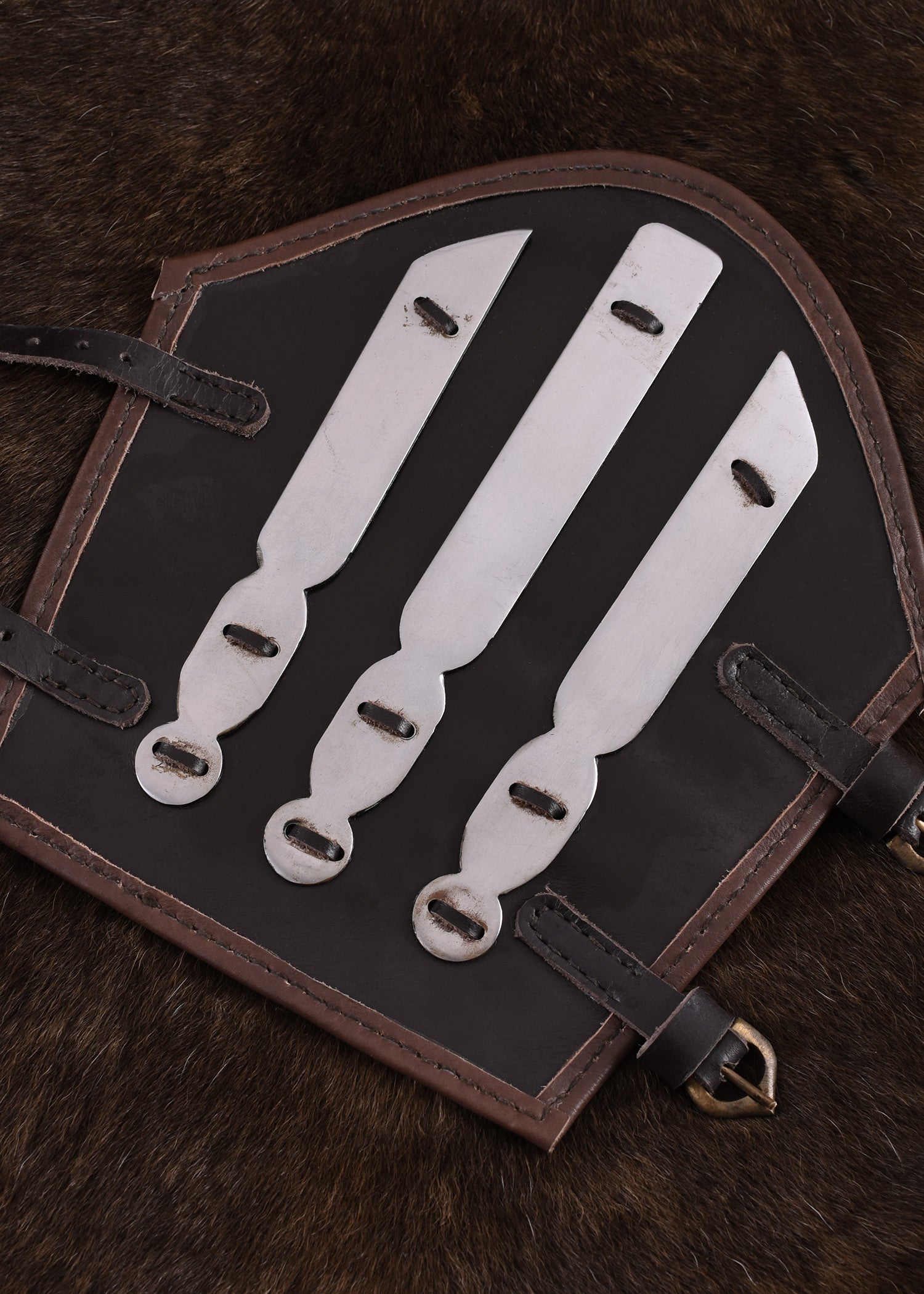 Protector De Brazo Fabricado En Acero Y Cuero. 5