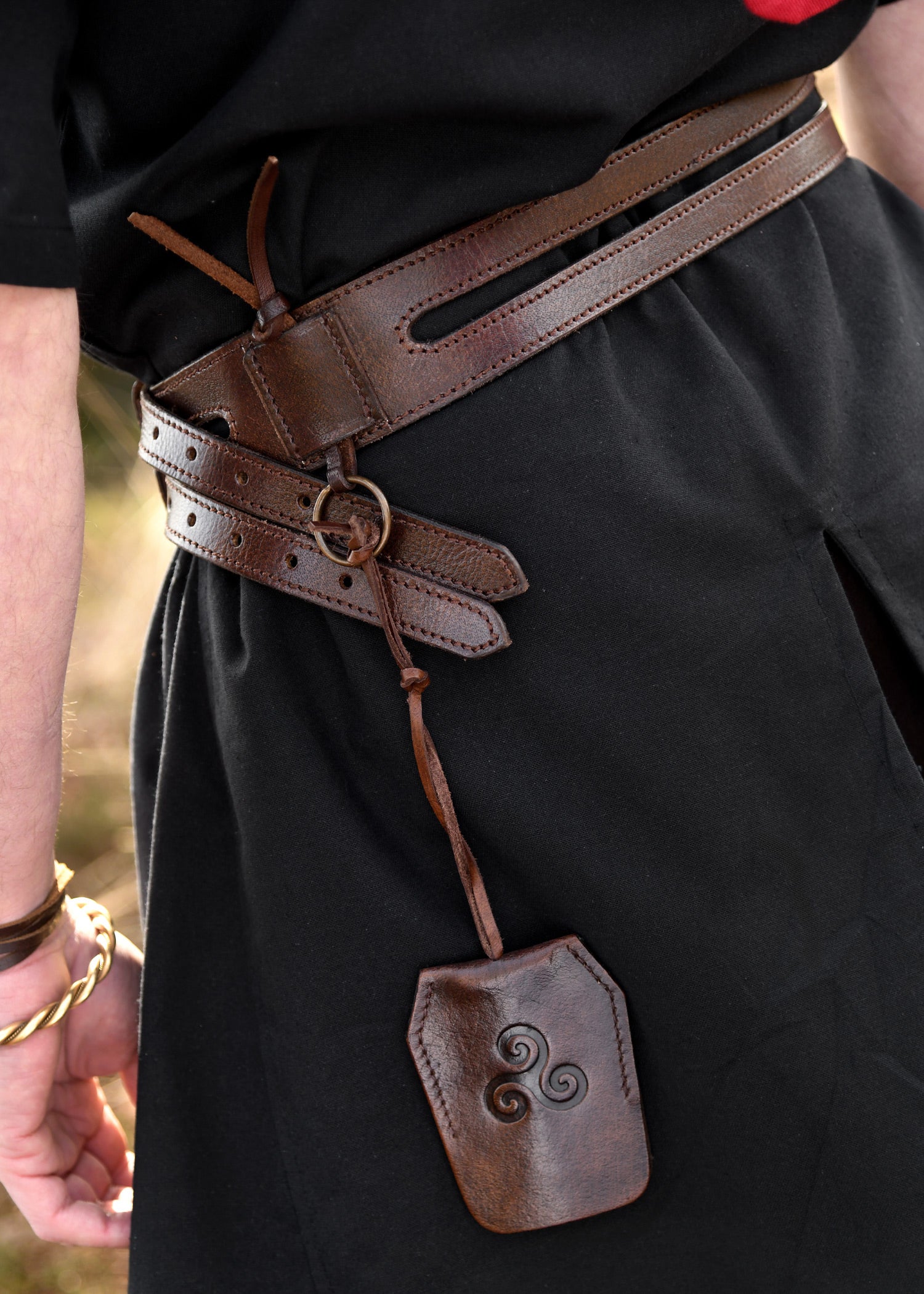 Imagen única de: Cinturón Doble, Cuero.