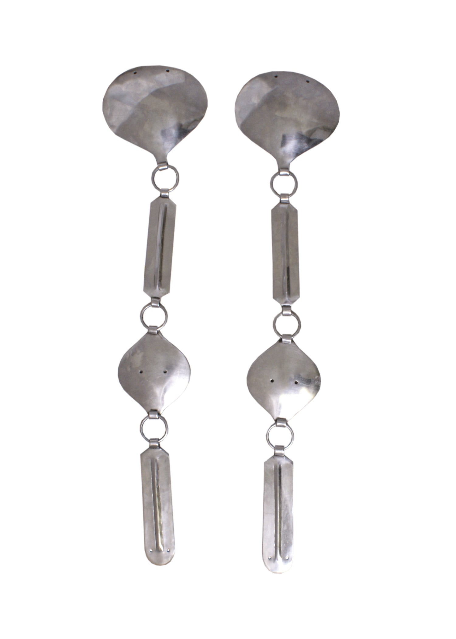 Imagen única de: Placa De Brazo, Cadena Tipo Chaqueta, Par, Acero De 2 Mm