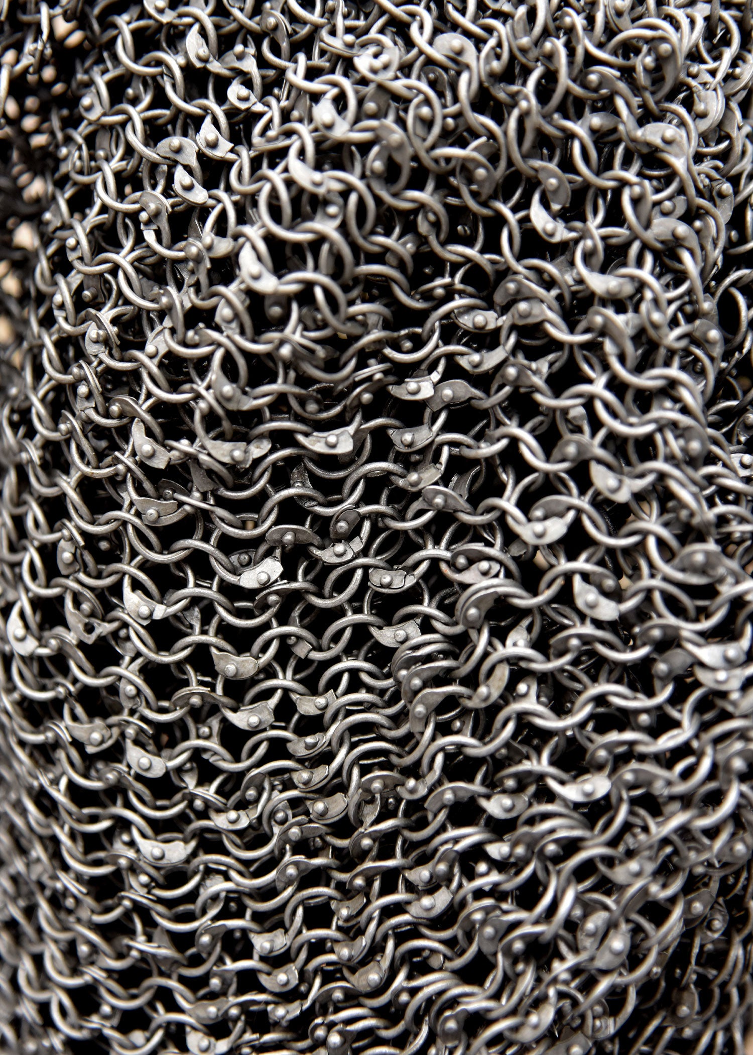 Imagen única de: Capucha De Cadena, Corte Cuadrado, Di 8 Mm, Anillos Redondos Remachados