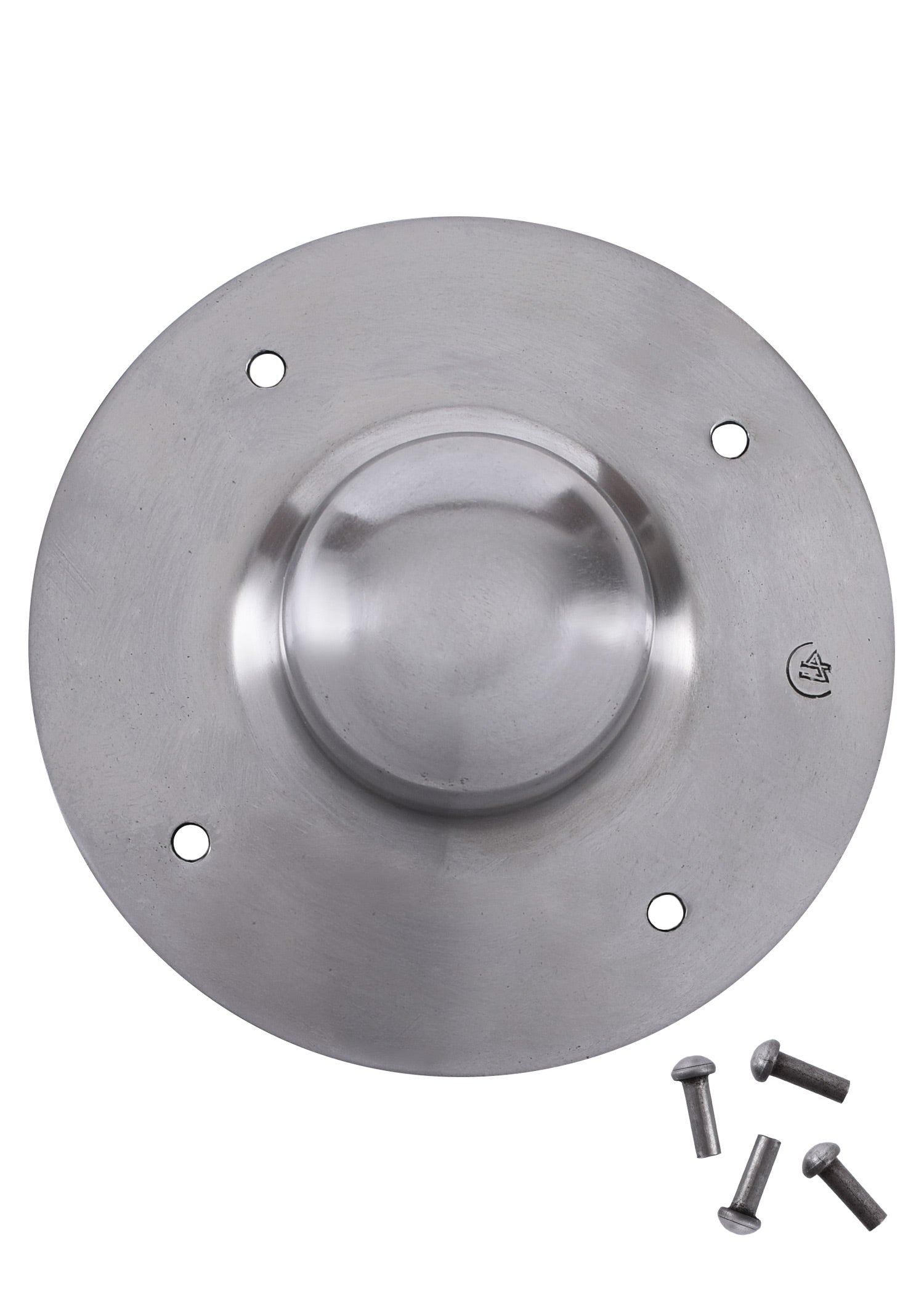 Imagen única de: Resalte De Escudo Normando, Con Remaches, Acero De 2 Mm