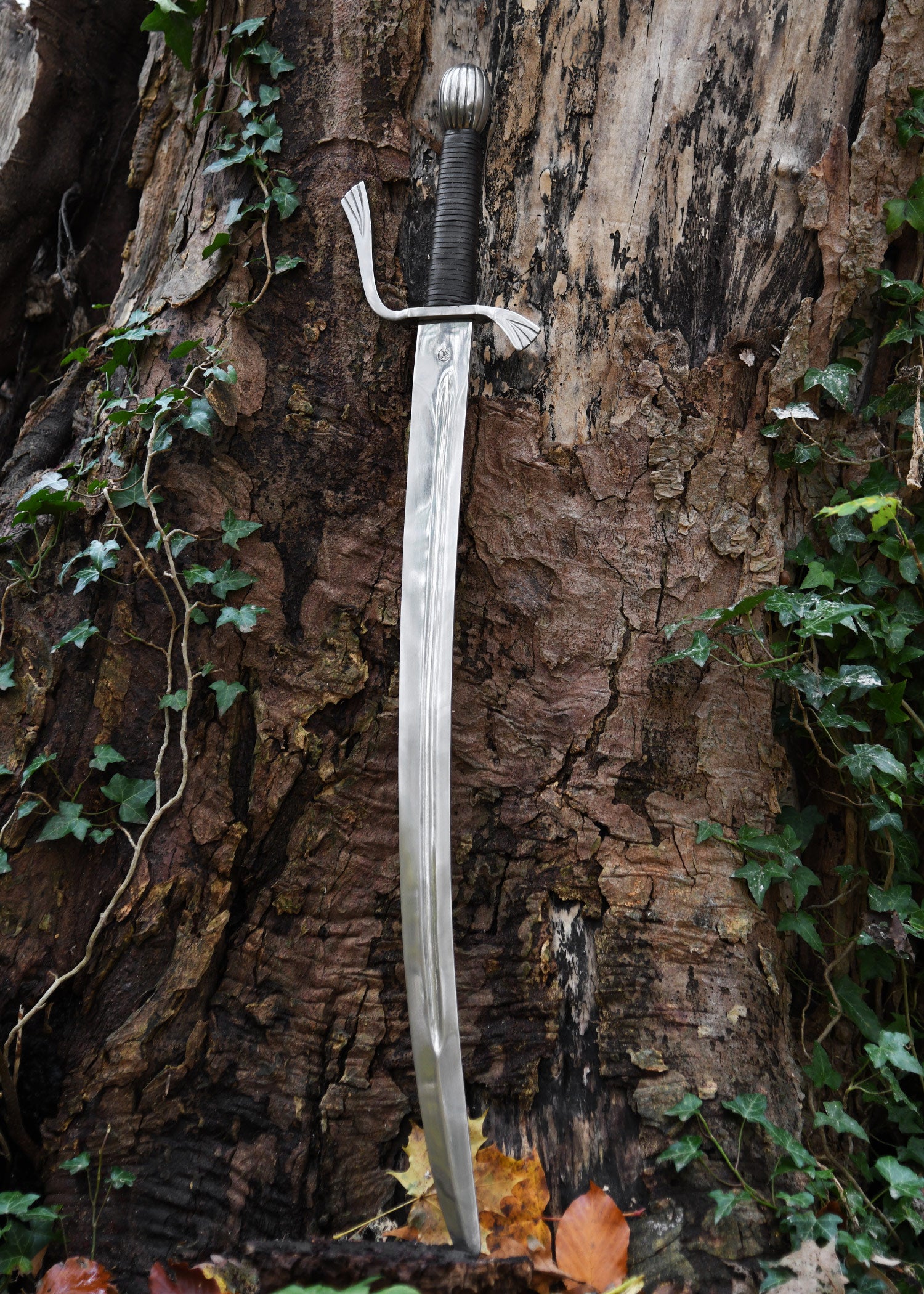 Imagen única de: Falchion Con Vaina De Cuero, Espada De Combate, Categoría-B