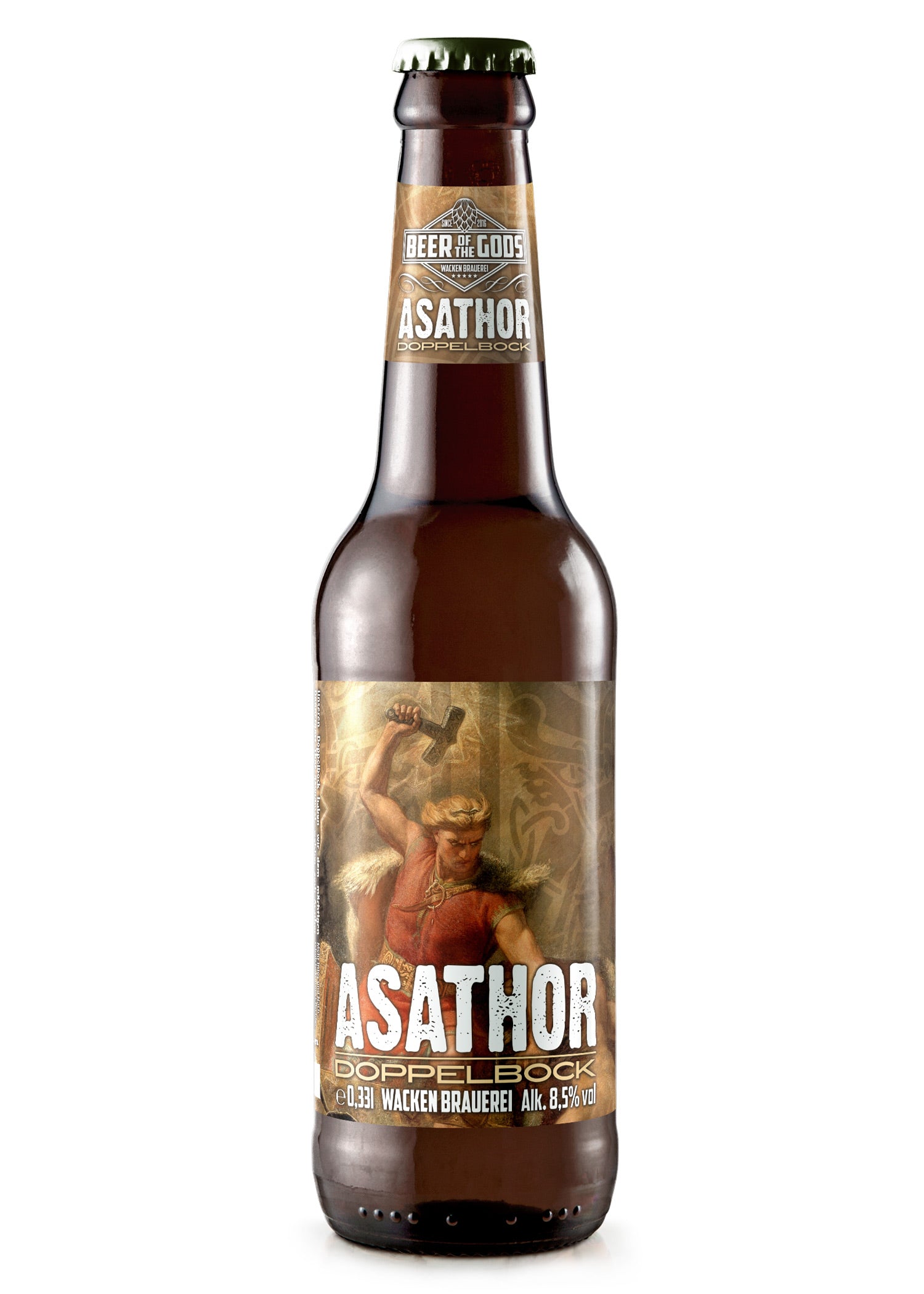 Imagen única de: Asathor - Doppelbock, Botella De 0,33 L - Cervecería Wacken