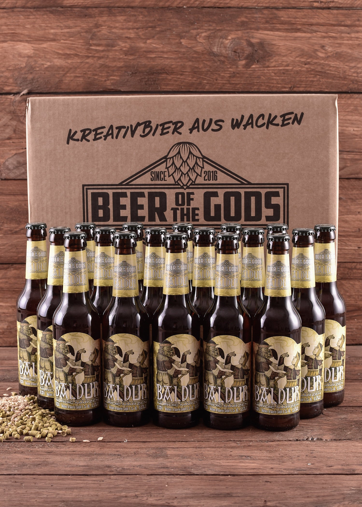 Imagen única de: Baldur - Nordic Märzen, Botella De 0,33L - Cervecería Wacken