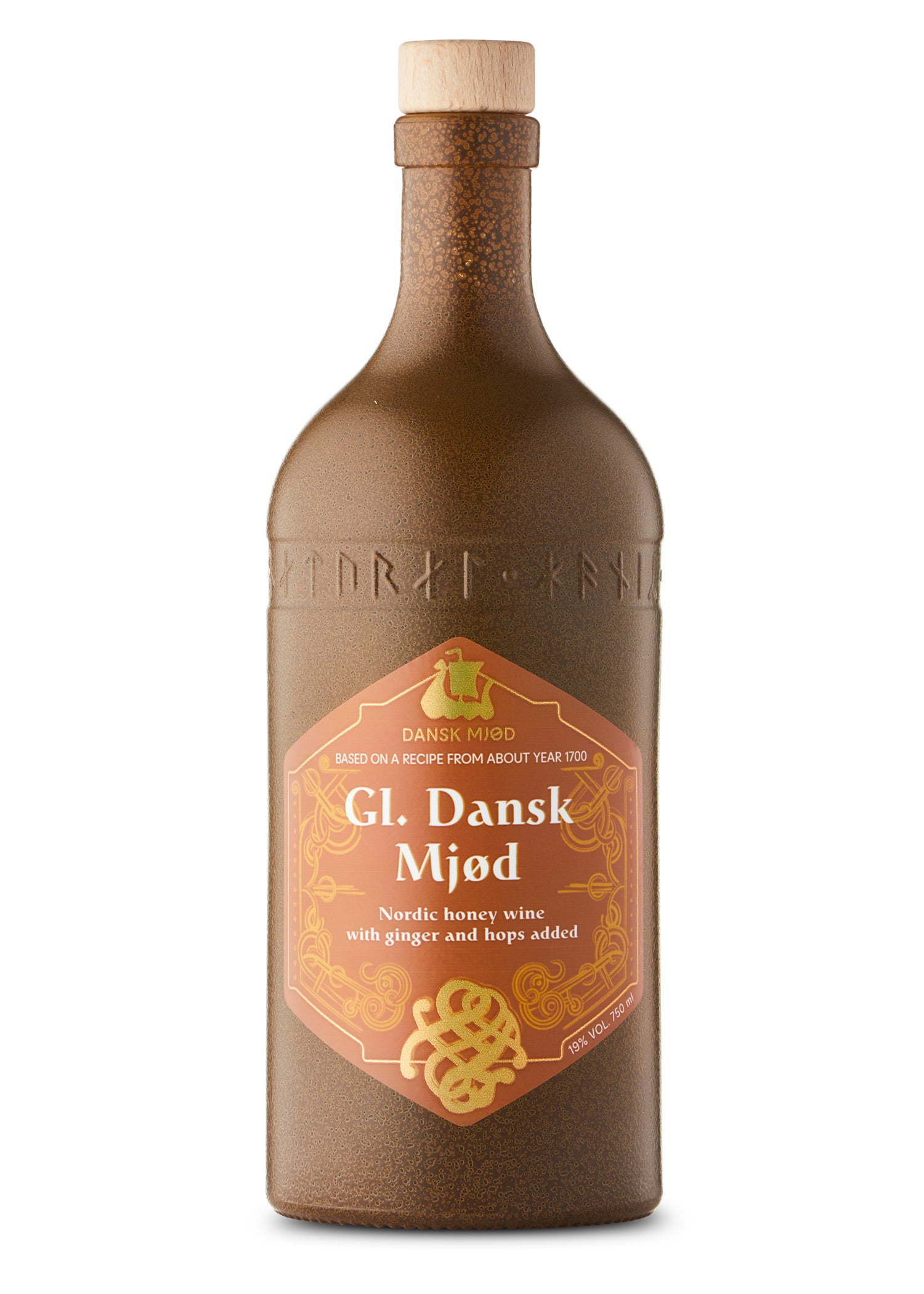 Imagen única de: Gammel Dansk Mjød - Hidromiel, 19% Vol., Botella 0,75L - Dansk Mjød