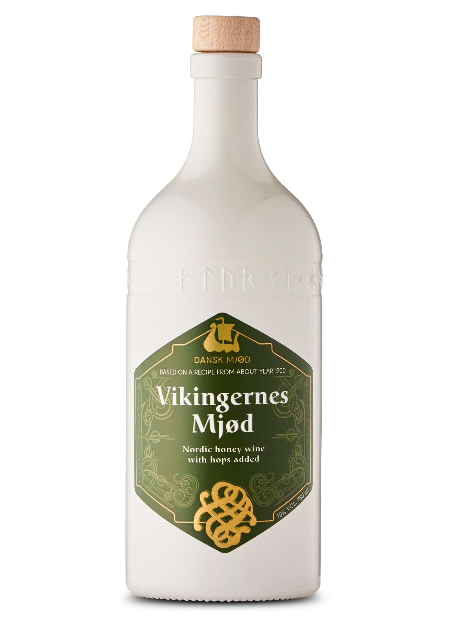 Imagen única de: Vikingernes Mjød - Hidromiel Vikingo, 19% Vol., Botella De 0,75 L - Dansk Mjød