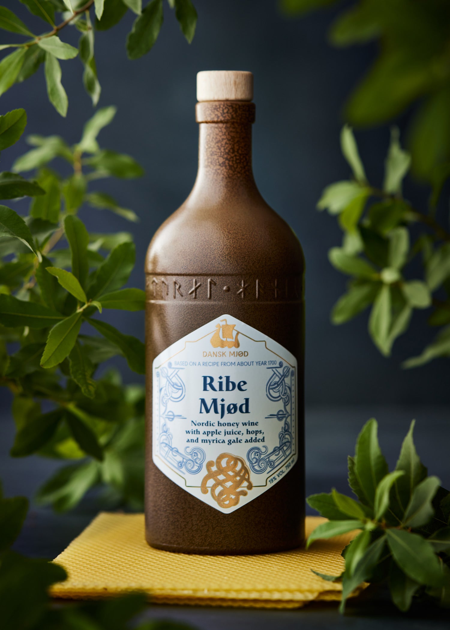 Imagen única de: Ribe Mjød - Hidromiel, 19% Vol., Botella 0,75L - Dansk Mjød