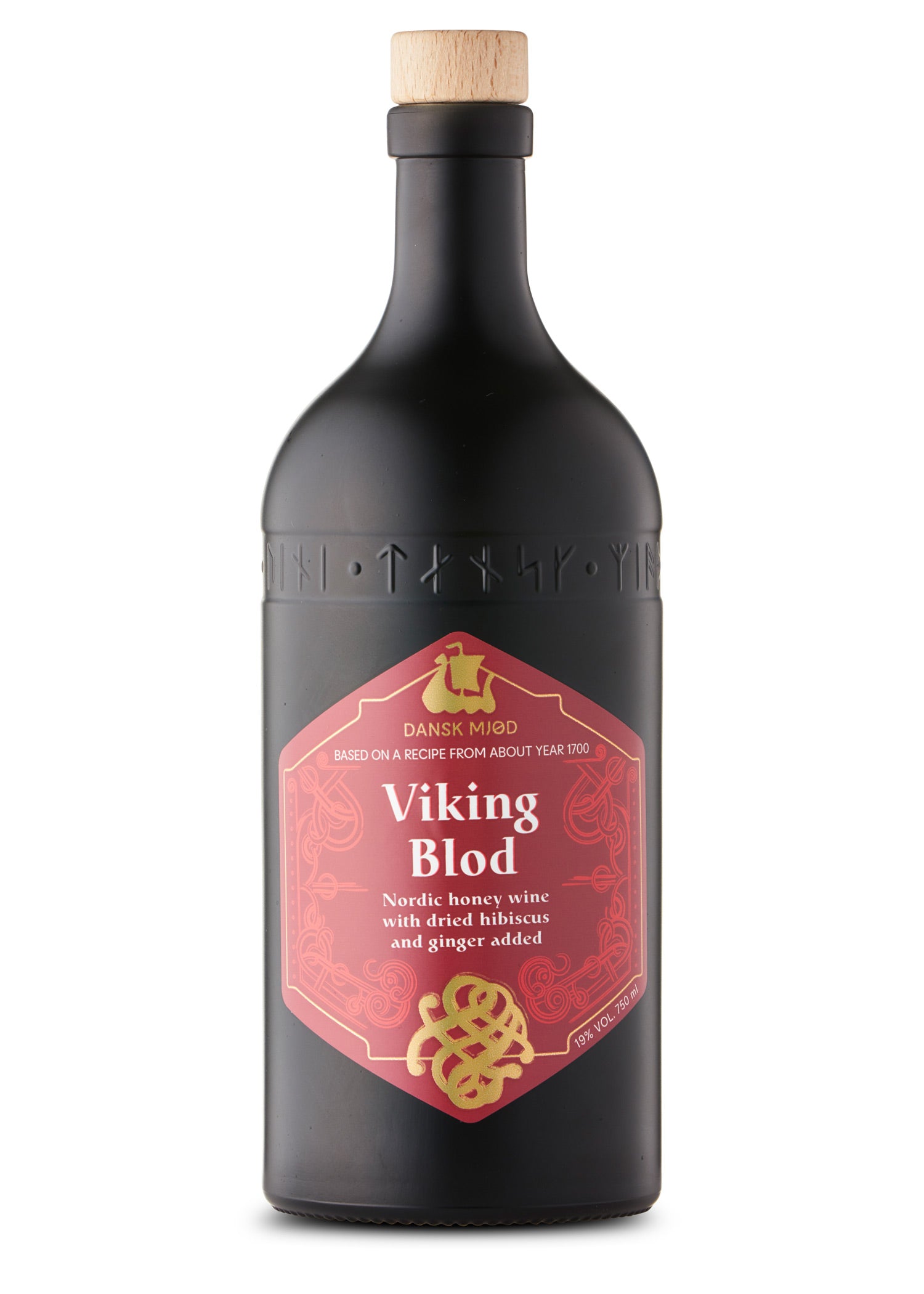 Imagen única de: Viking Blod - Hidromiel, 19% Vol., Botella De 0,75 L - Dansk Mjød