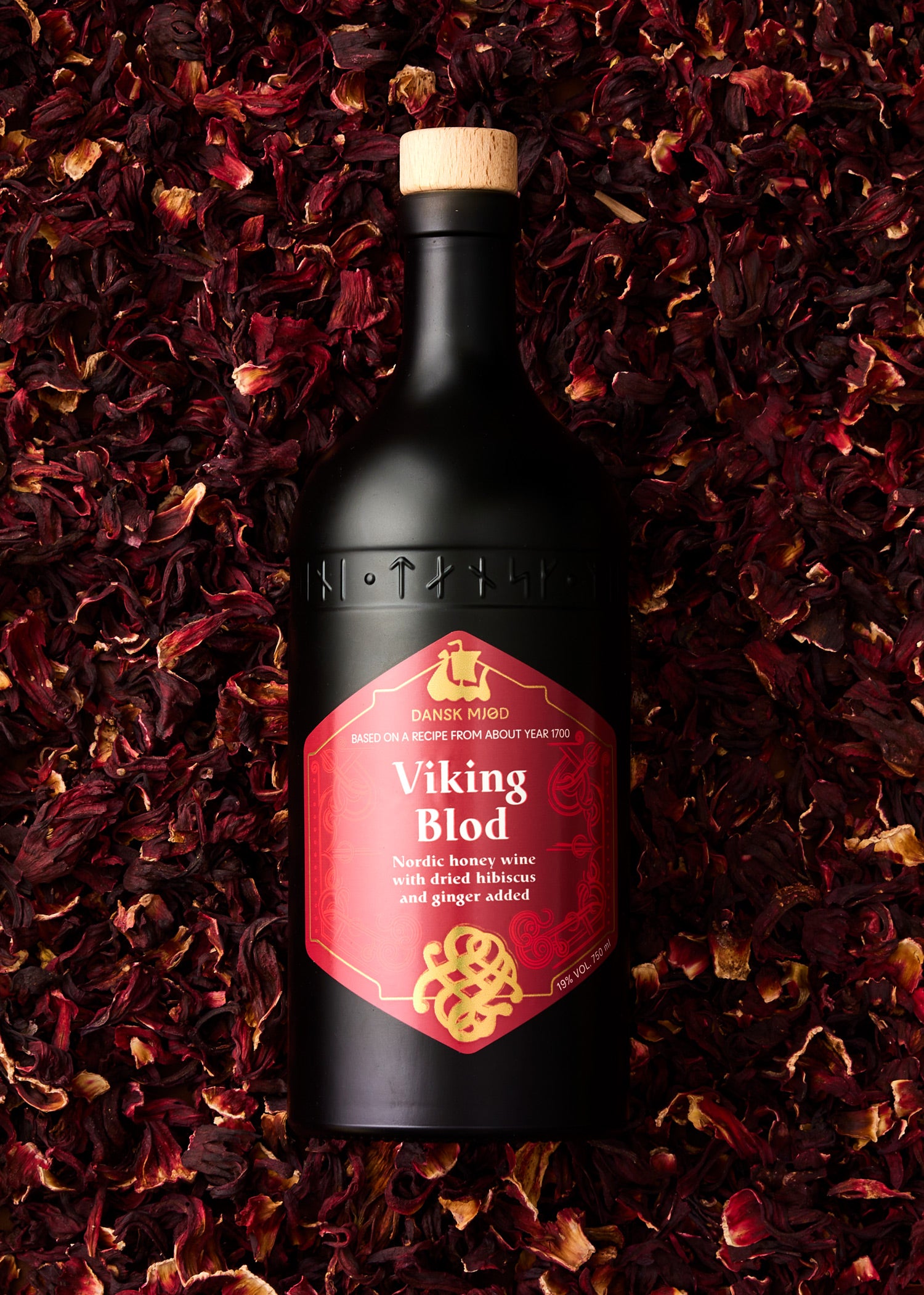 Imagen única de: Viking Blod - Hidromiel, 19% Vol., Botella De 0,75 L - Dansk Mjød