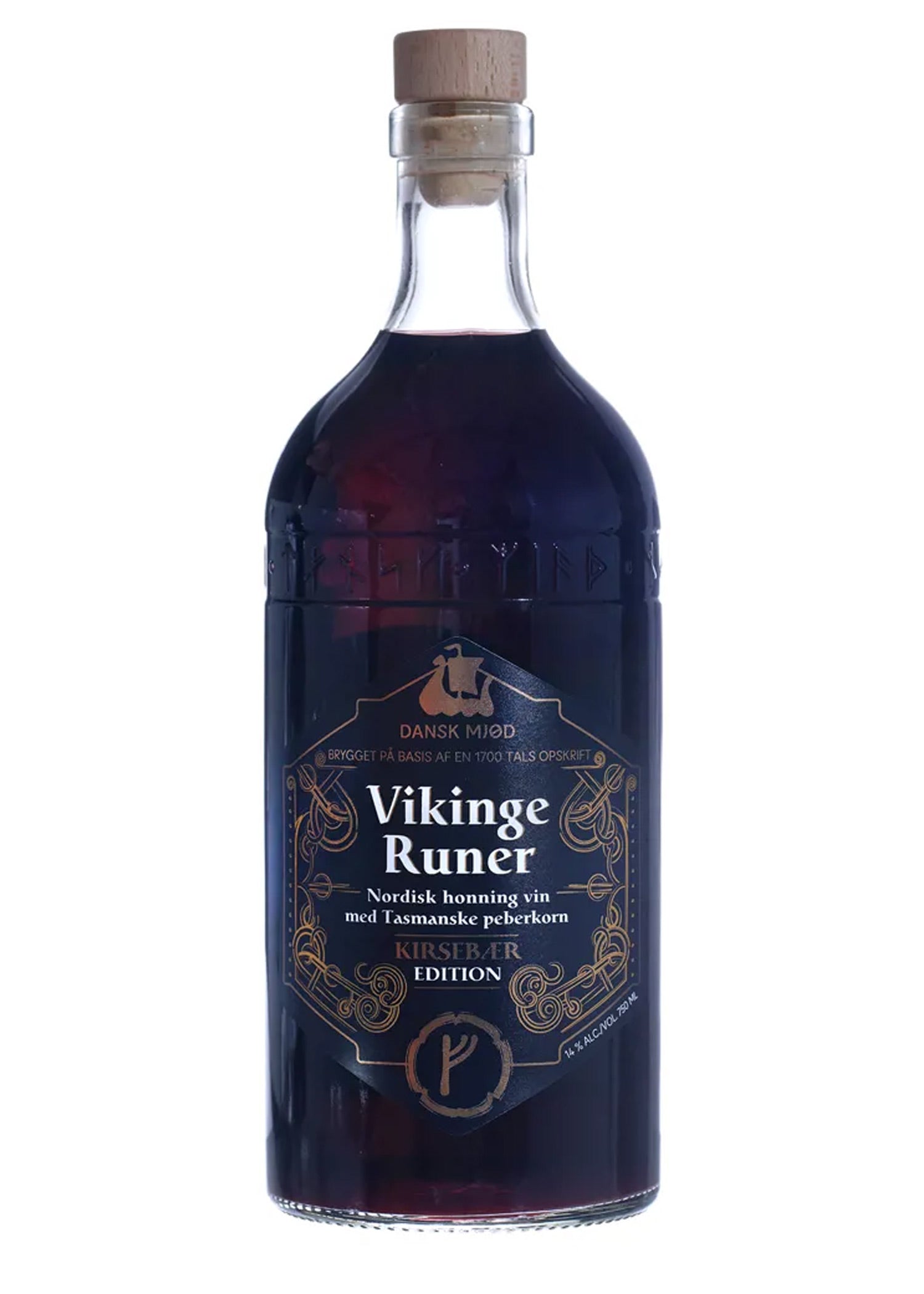 Imagen única de: Vikinge Runer - Hidromiel, 14% Vol., Botella De 0,75 L - Dansk Mjød