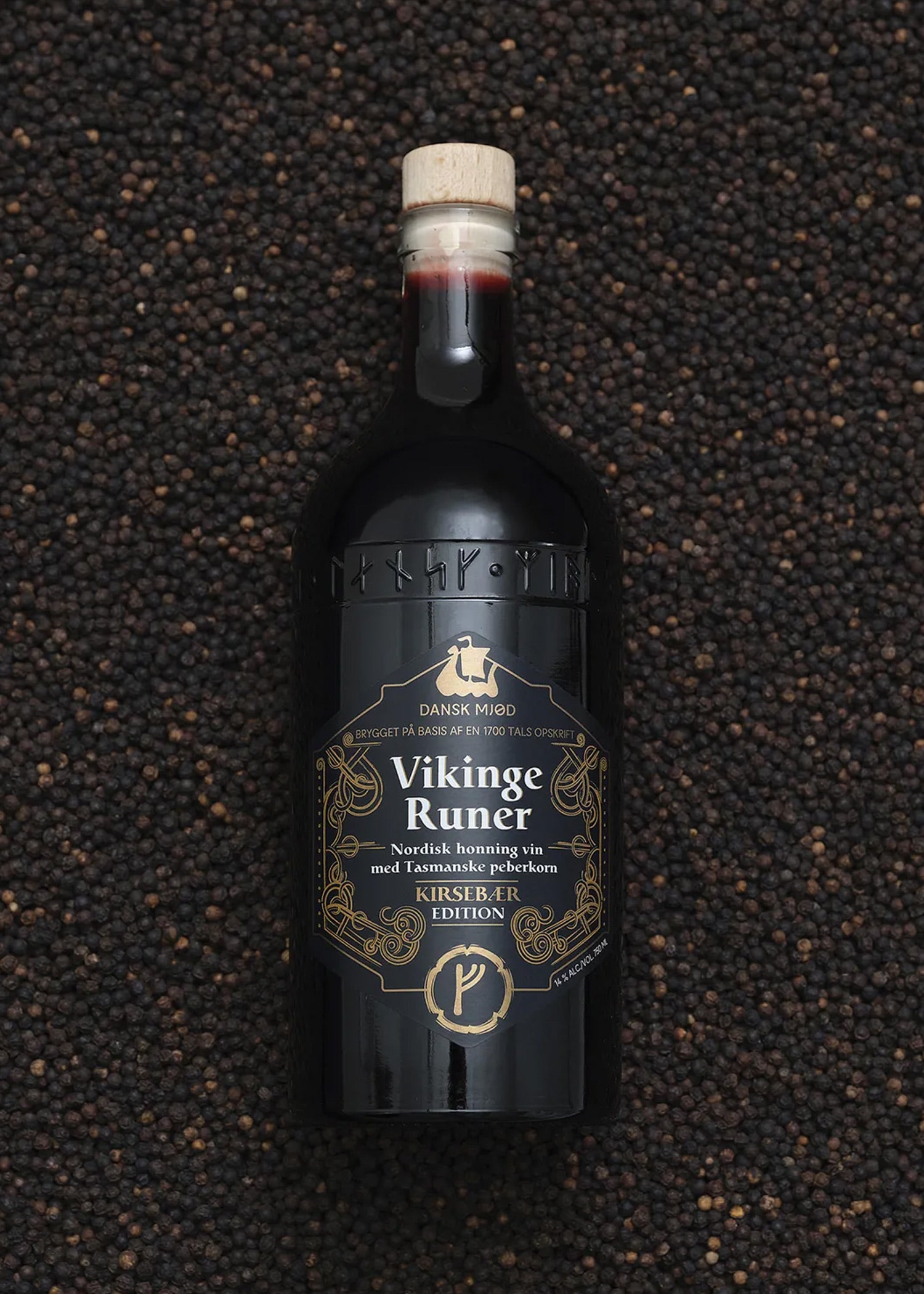Imagen única de: Vikinge Runer - Hidromiel, 14% Vol., Botella De 0,75 L - Dansk Mjød
