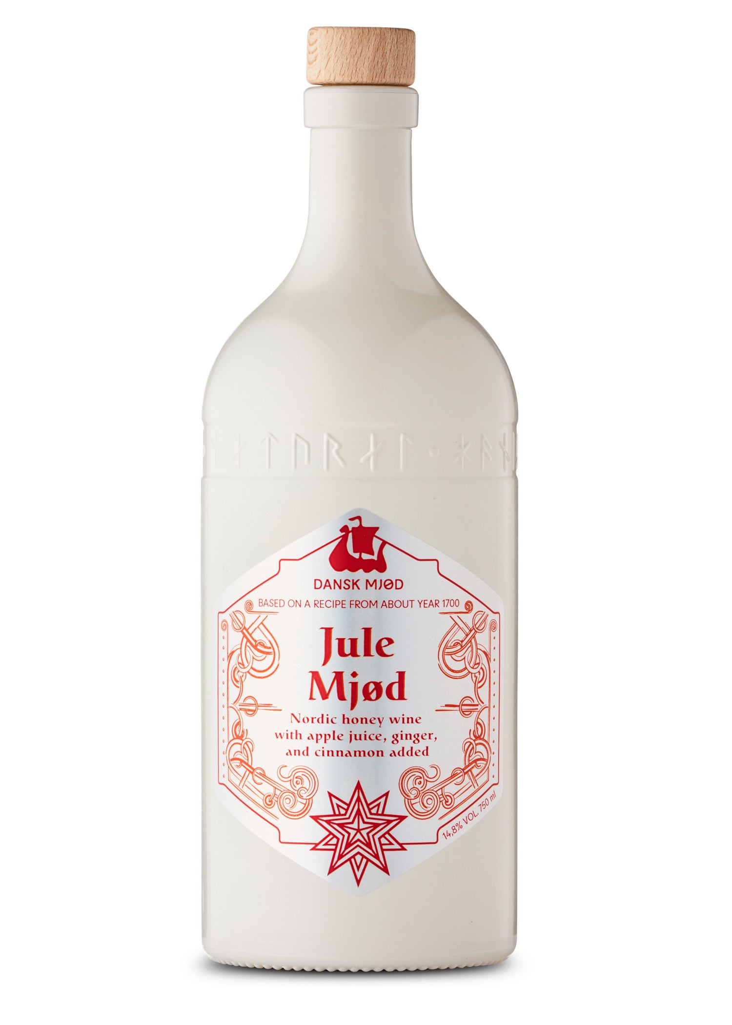 Imagen única de: Jule Mjød - Hidromiel De Navidad, 14,8% Vol., Botella De 0,75 L - Dansk Mjød