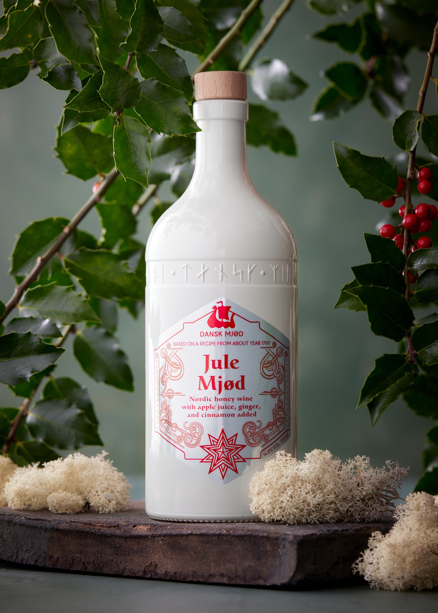 Imagen única de: Jule Mjød - Hidromiel De Navidad, 14,8% Vol., Botella De 0,75 L - Dansk Mjød