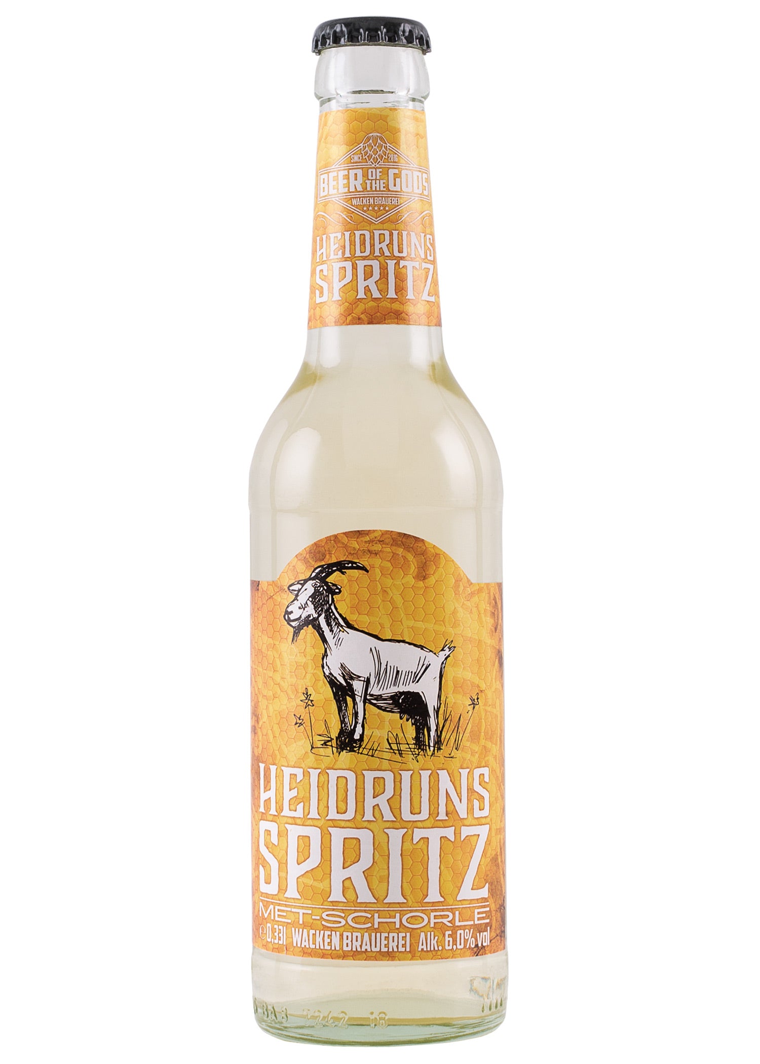 Imagen única de: Heidruns Spritz - Spritzer De Hidromiel, Botella De 0,33 L - Cervecería Wacken