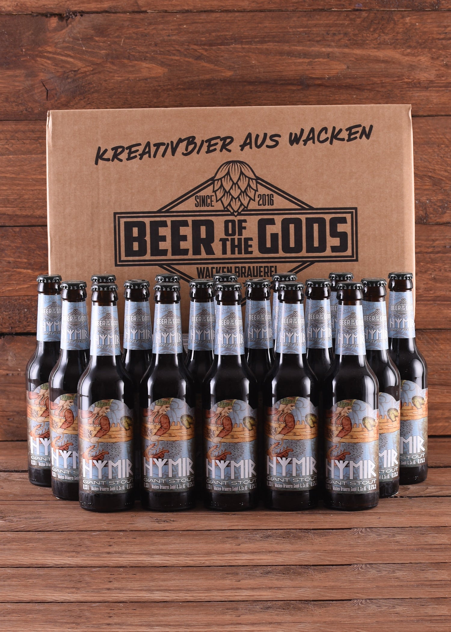 Imagen única de: Hymir - Giant Stout, Botella De 0,33 L - Cervecería Wacken