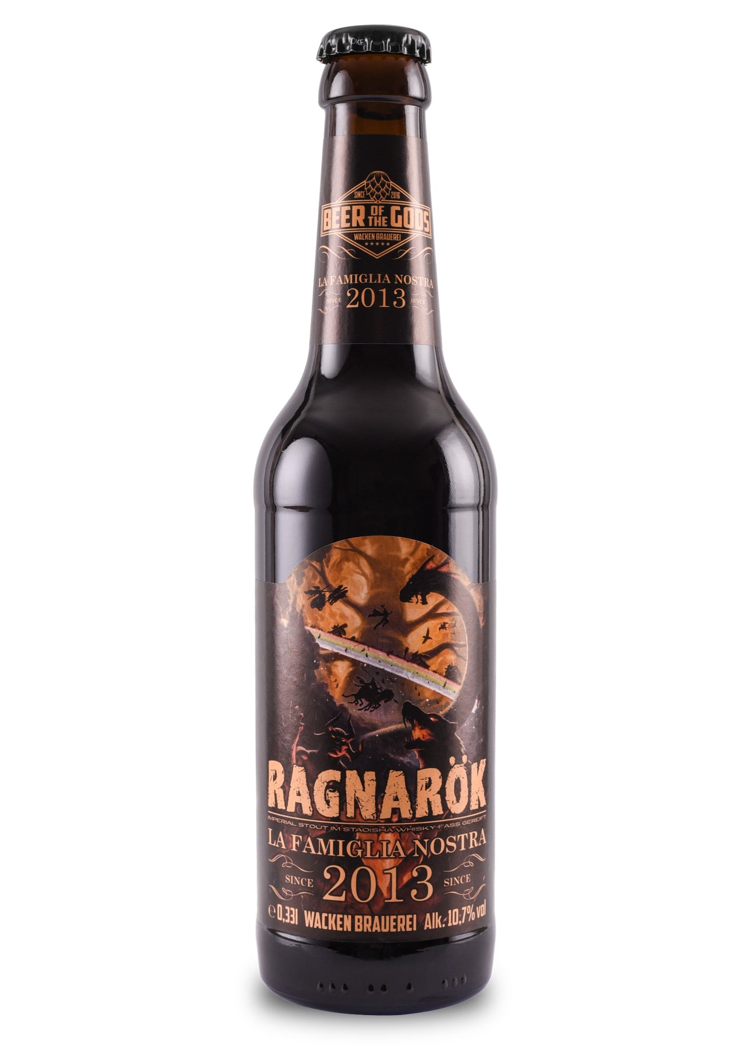 Imagen única de: Ragnarök - Edición Limitada - Cerveza Negra Imperial Envejecida En Barrica