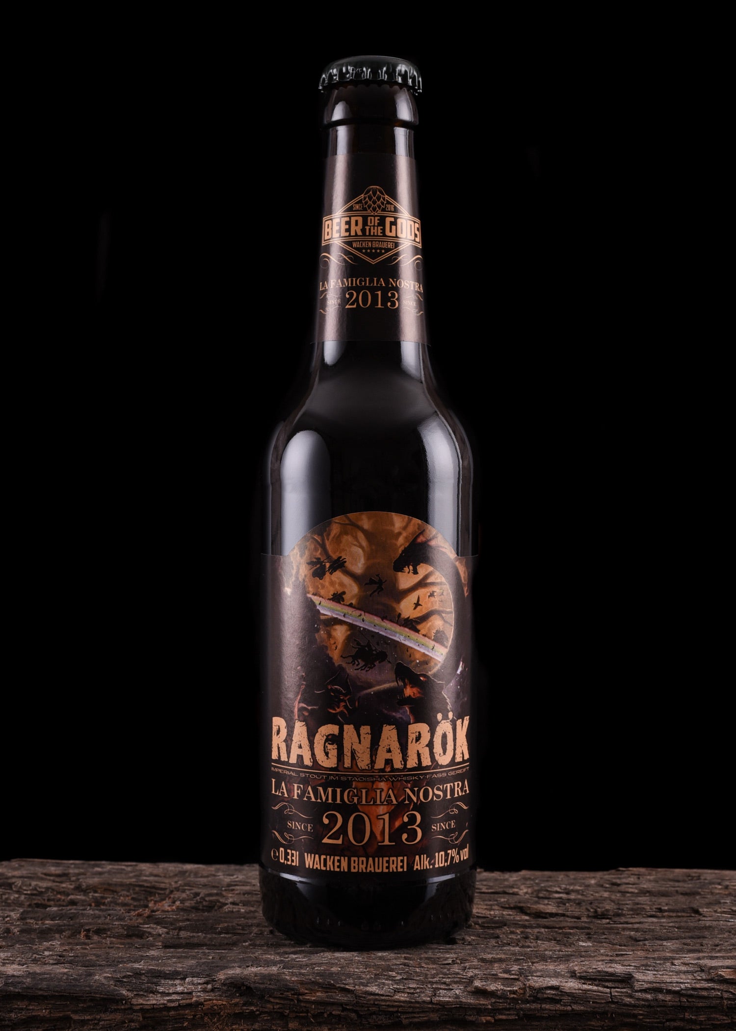 Imagen única de: Ragnarök - Edición Limitada - Cerveza Negra Imperial Envejecida En Barrica
