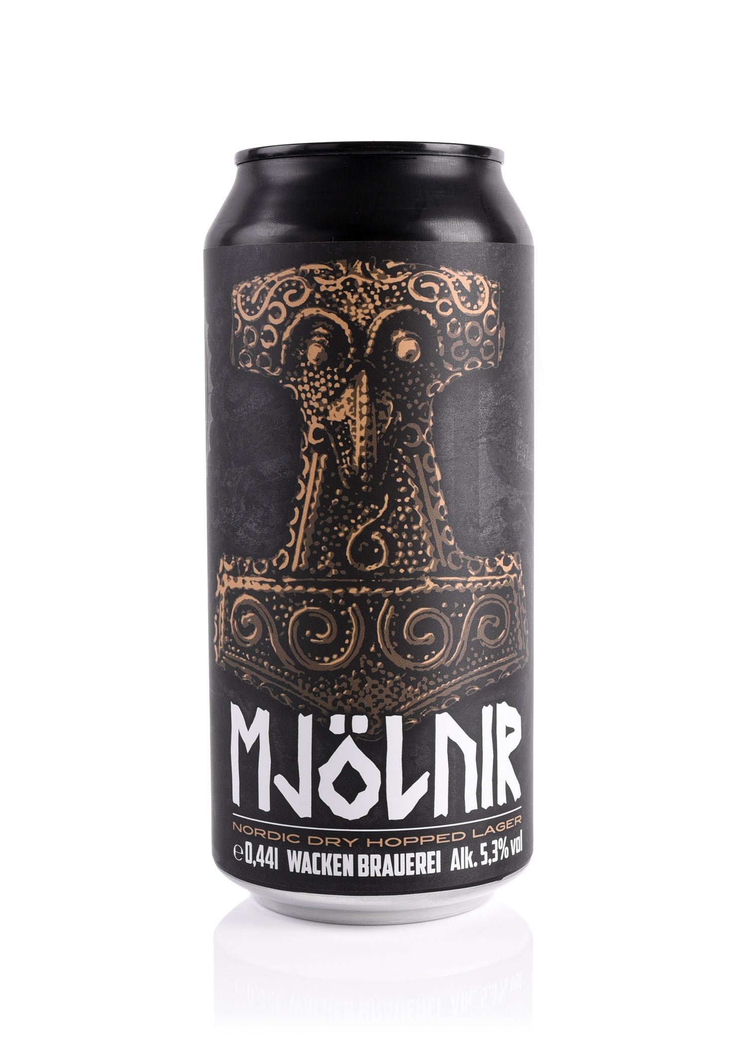 Imagen única de: Mjölnir - Nordic Lager, Lata De 0,44 L - Cervecería Wacken