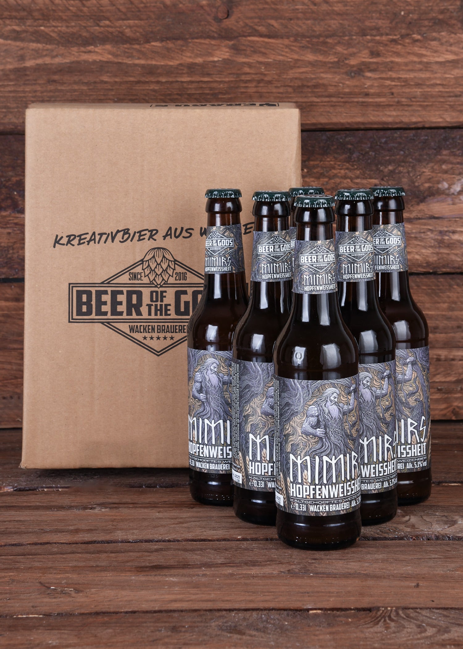 Imagen única de: La Sabiduría Del Lúpulo De Mimir, Botella De 0,33 L - Cervecería Wacken