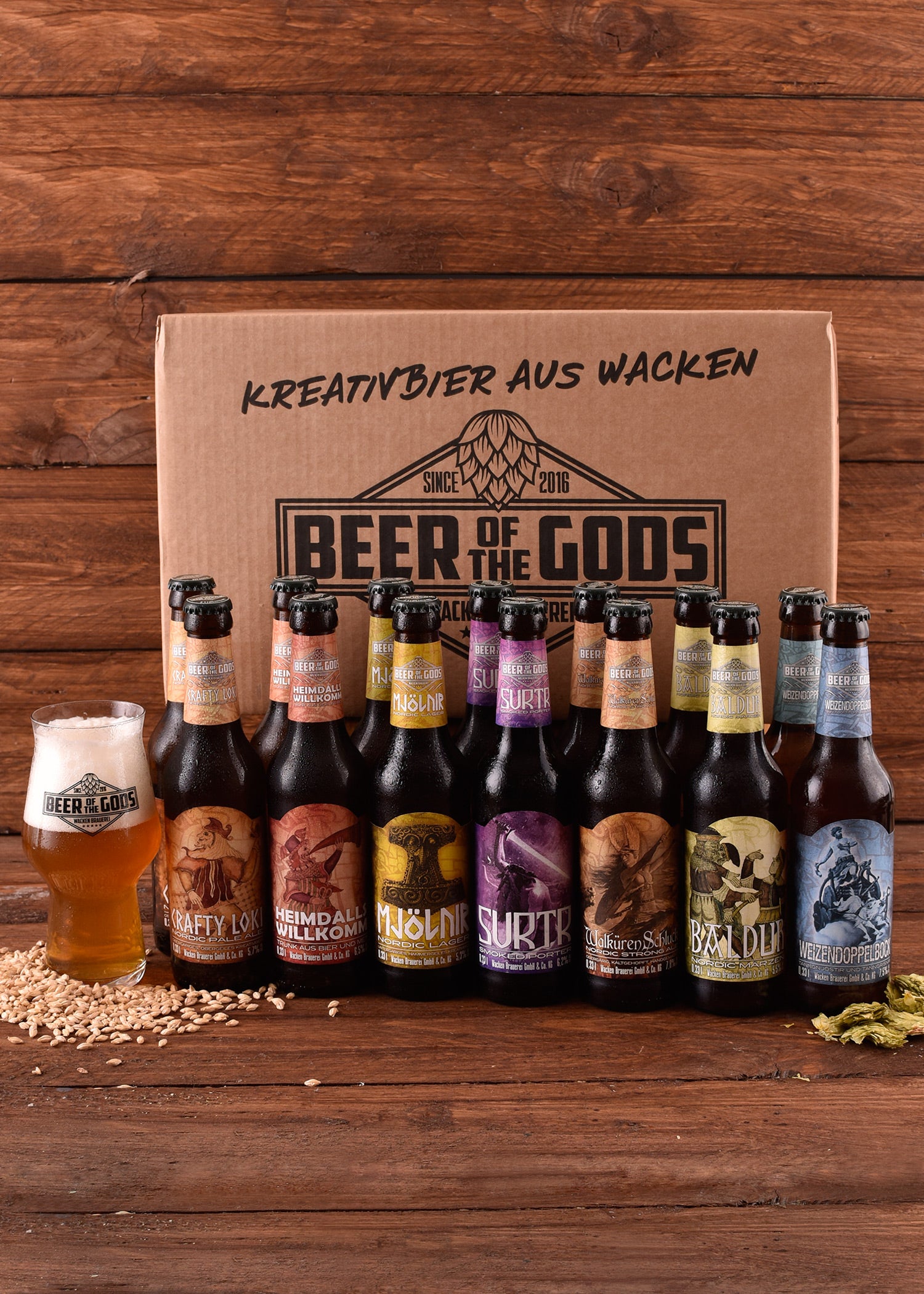 Imagen única de: Regalo De Los Dioses - 16 X Cerveza De Los Dioses - Paquete Probier