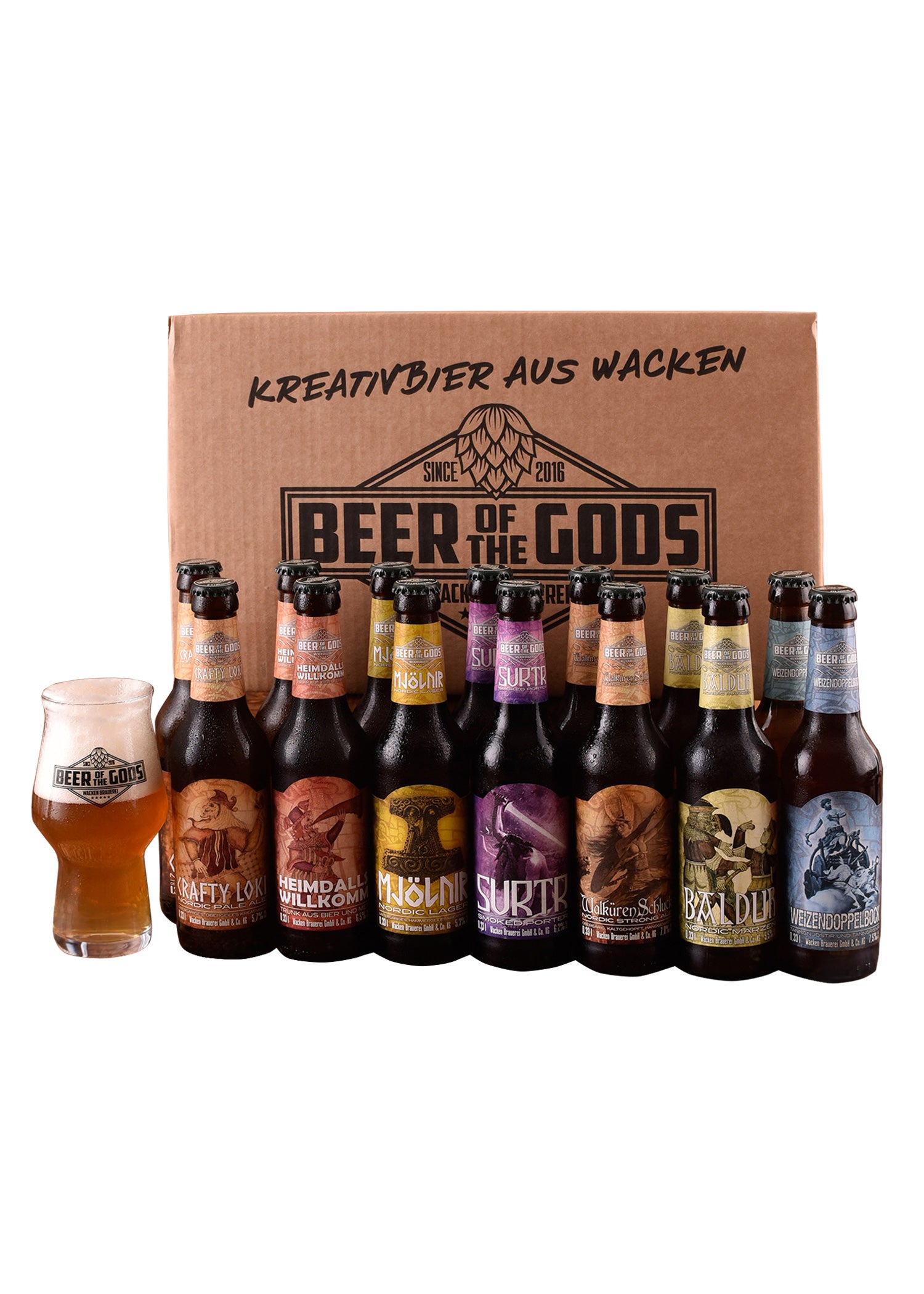 Imagen única de: Regalo De Los Dioses - 16 X Cerveza De Los Dioses - Paquete Probier
