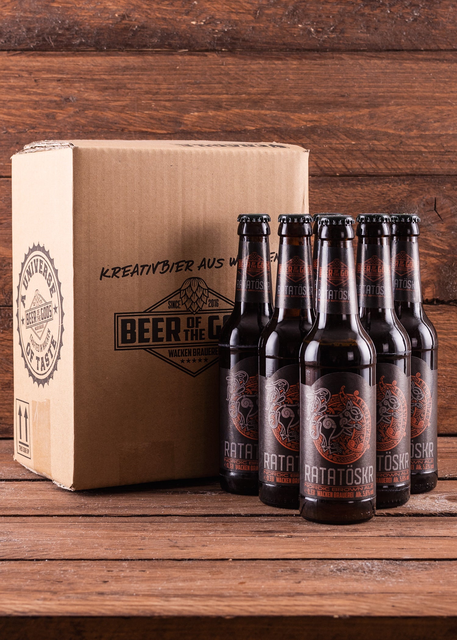 Imagen única de: Ratatöskr - Nordic Brown Ale, Botella De 0,33L - Cervecería Wacken