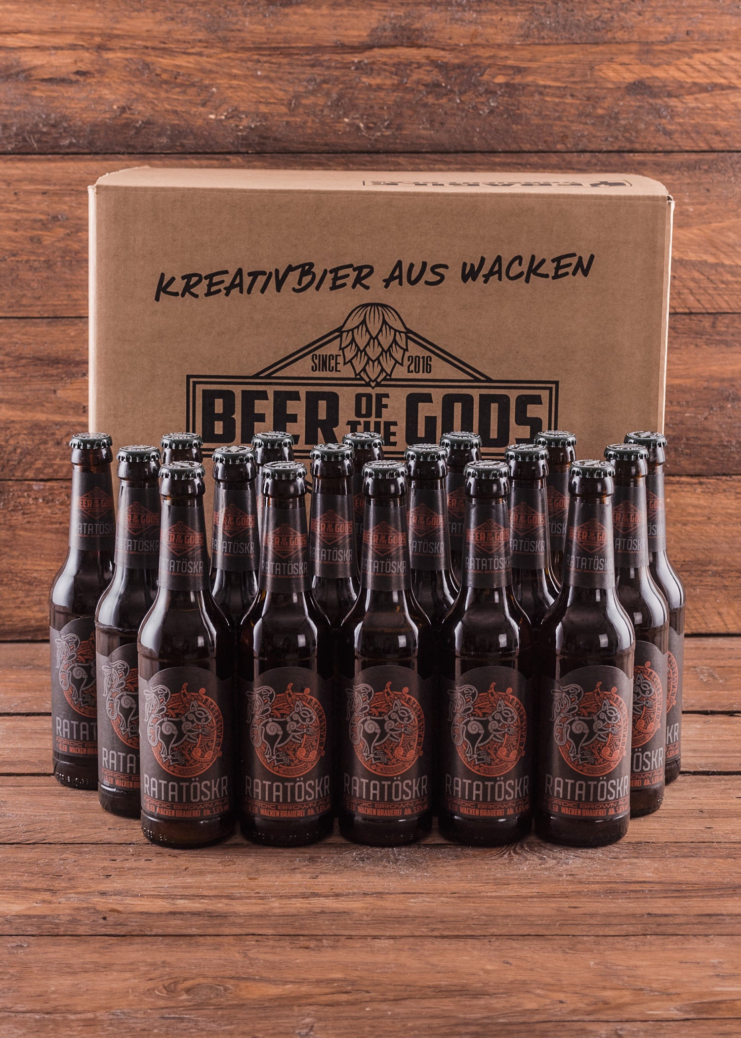 Imagen única de: Ratatöskr - Nordic Brown Ale, Botella De 0,33L - Cervecería Wacken